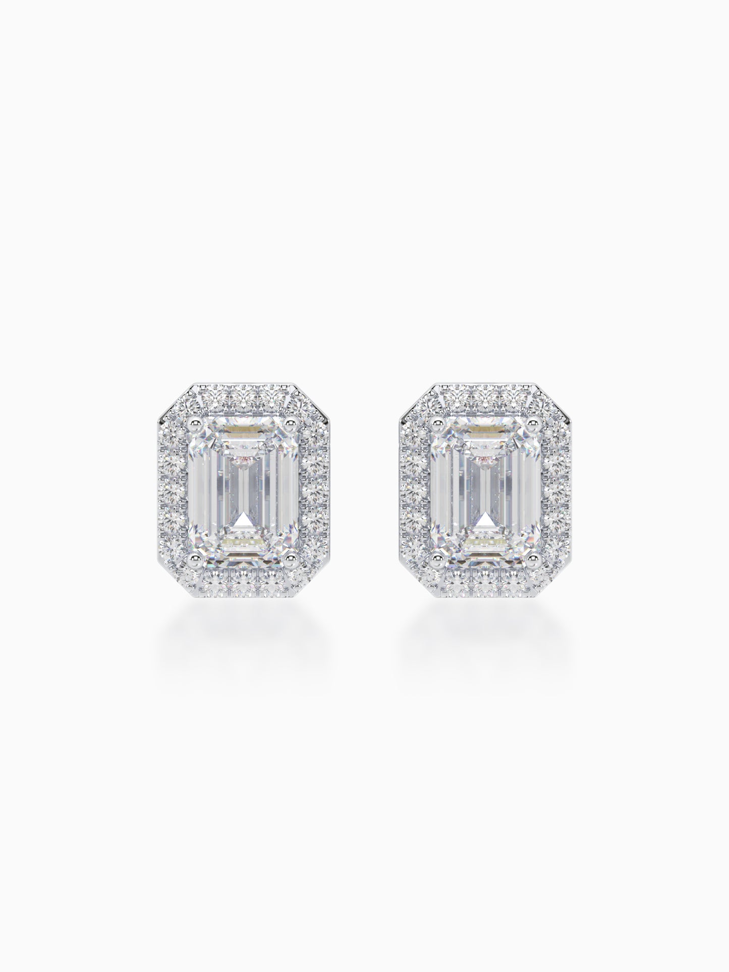Frost diamond earrings