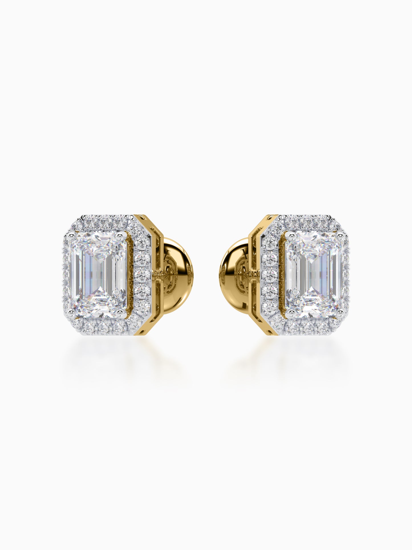 Frost diamond earrings