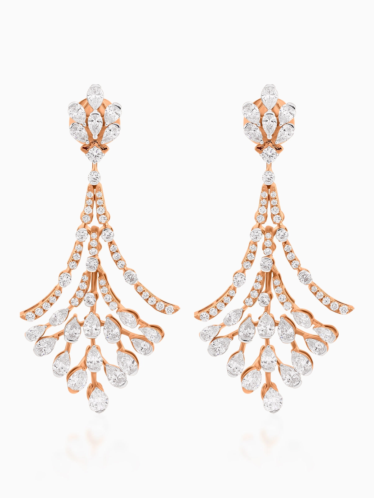 Ethereal Cascade Diamond Earrings