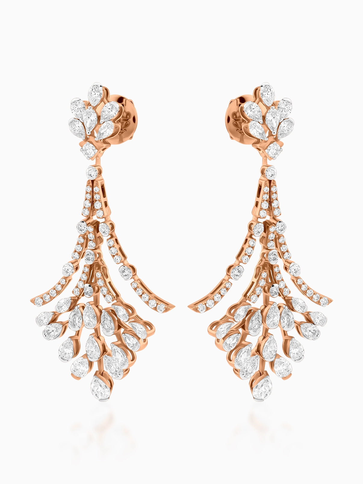 Ethereal Cascade Diamond Earrings
