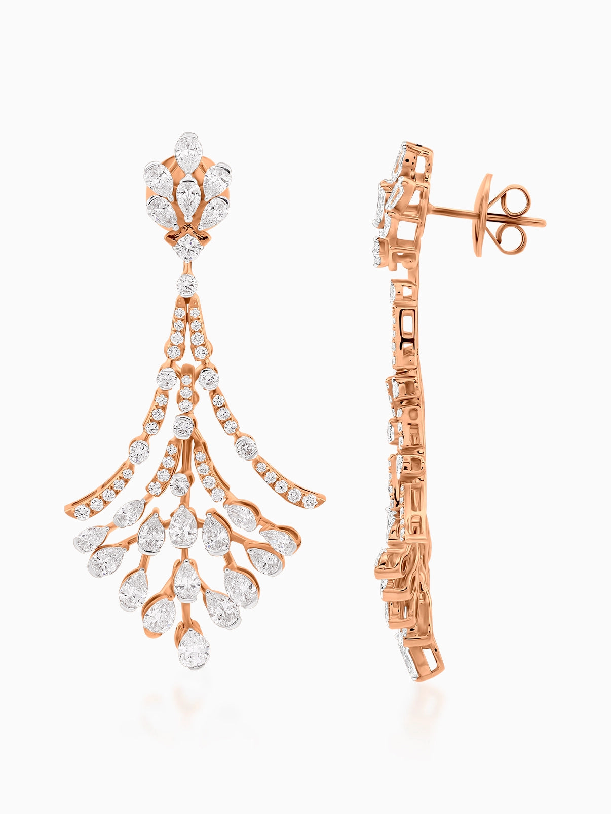 Ethereal Cascade Diamond Earrings