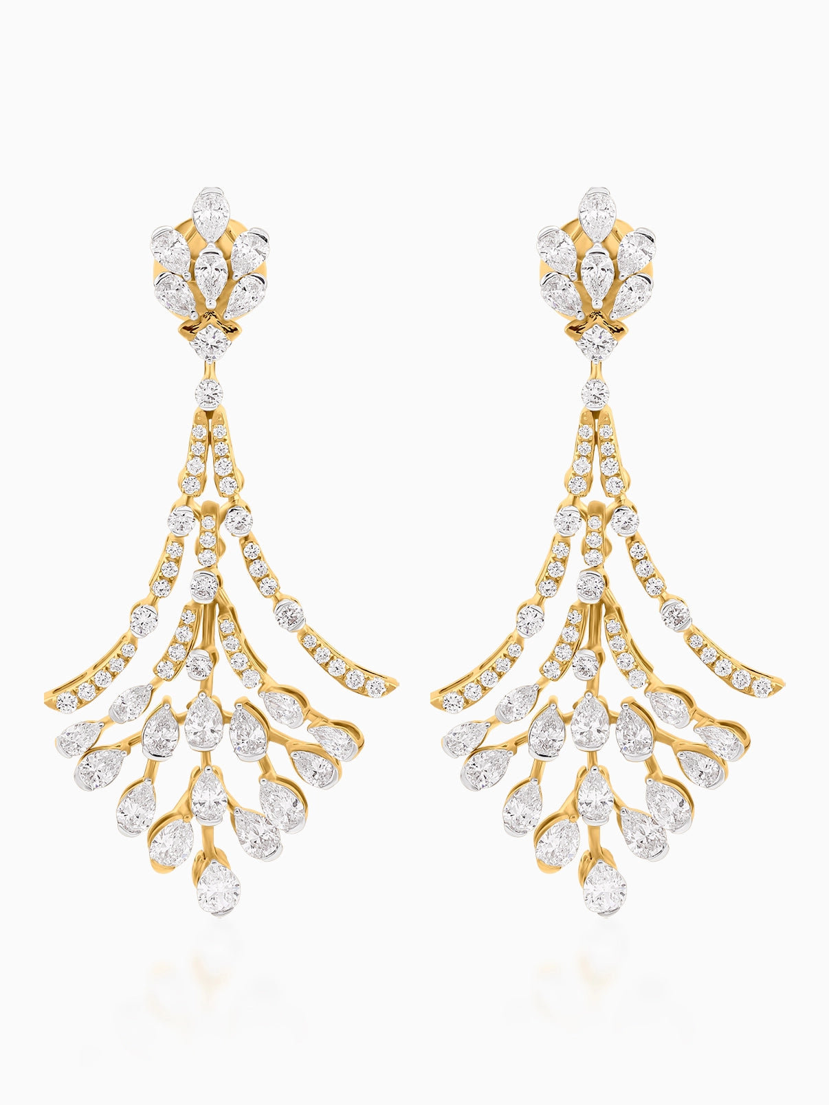 Ethereal Cascade Diamond Earrings