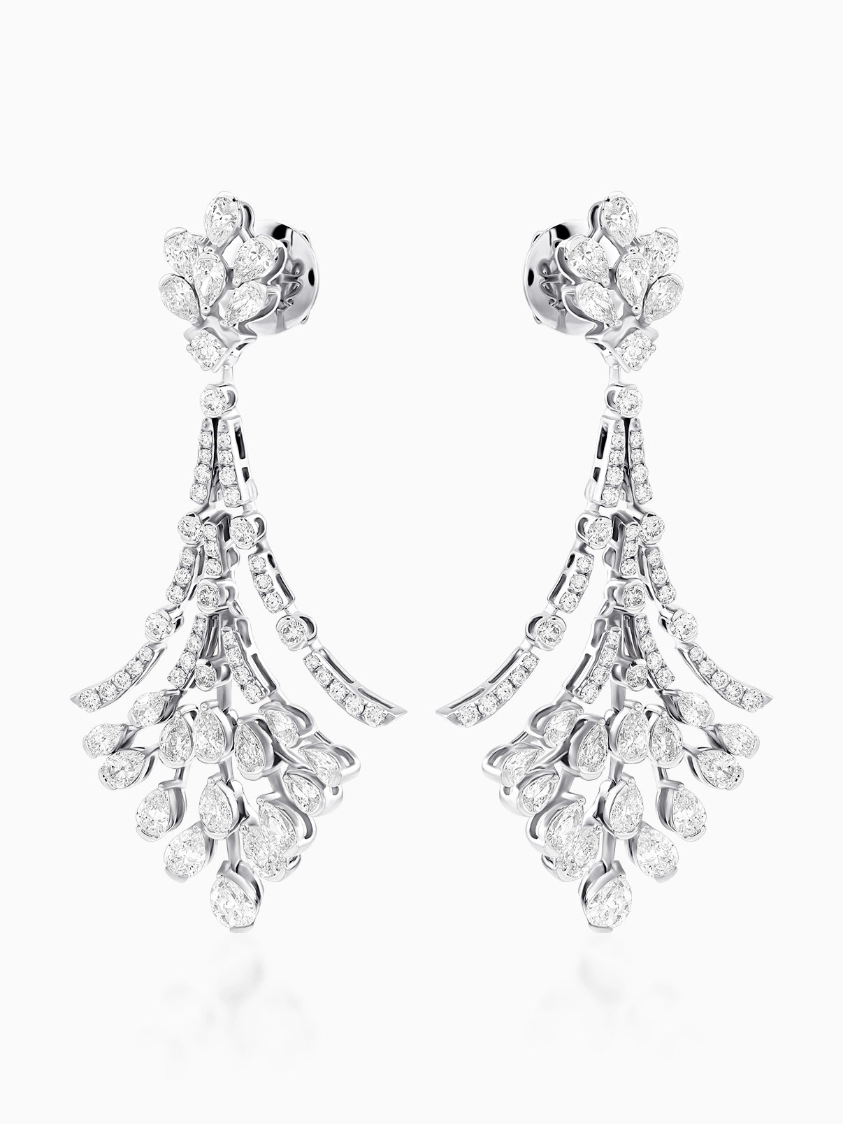 Ethereal Cascade Diamond Earrings