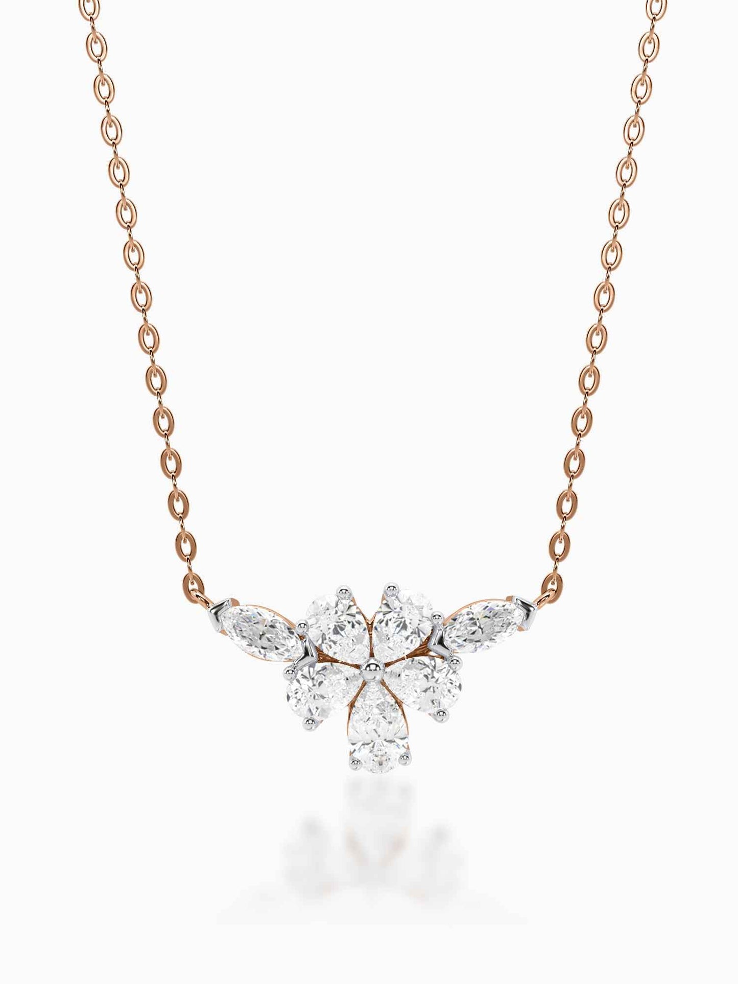 Periwinkle Diamond necklace
