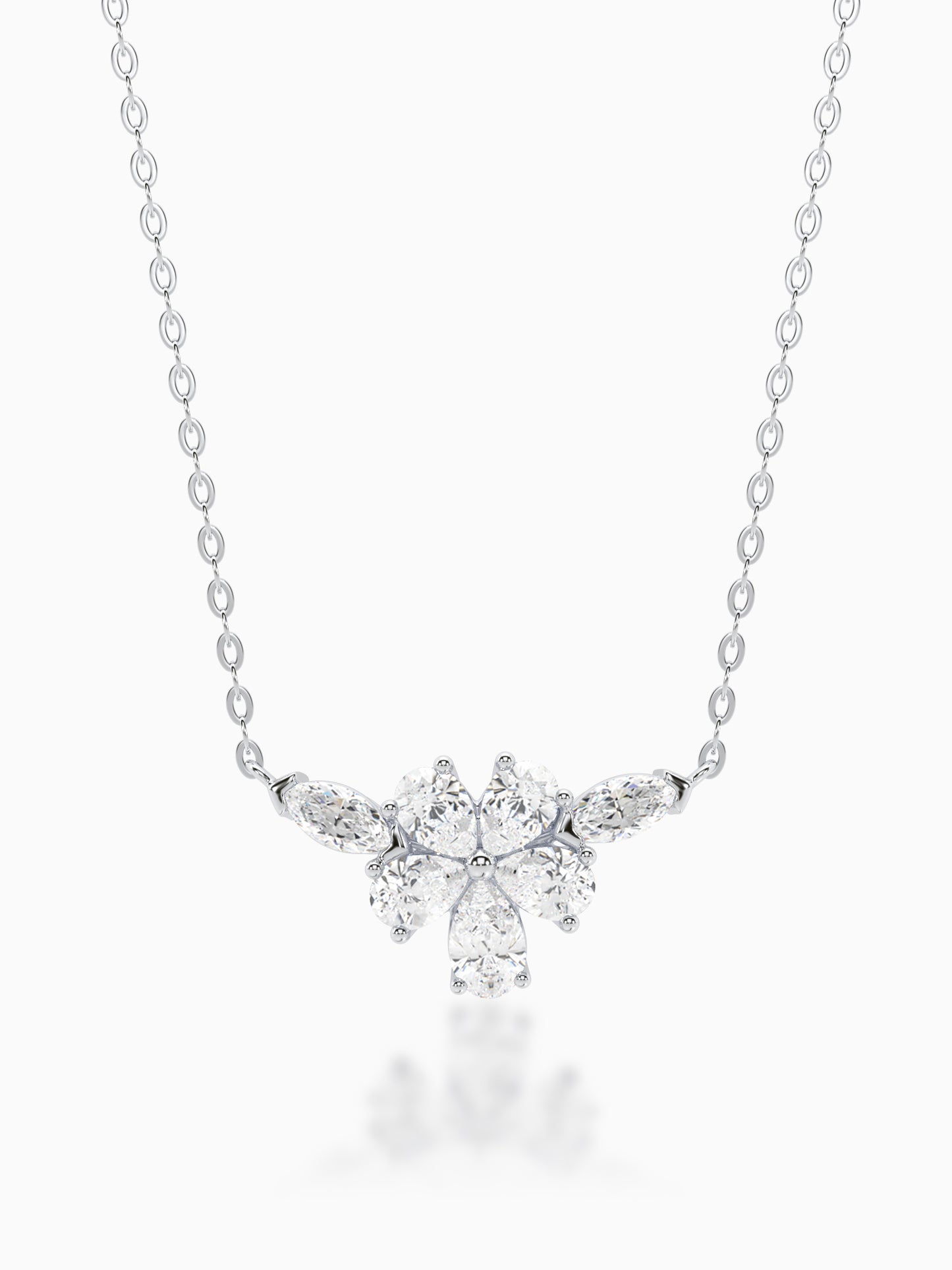 Periwinkle Diamond necklace