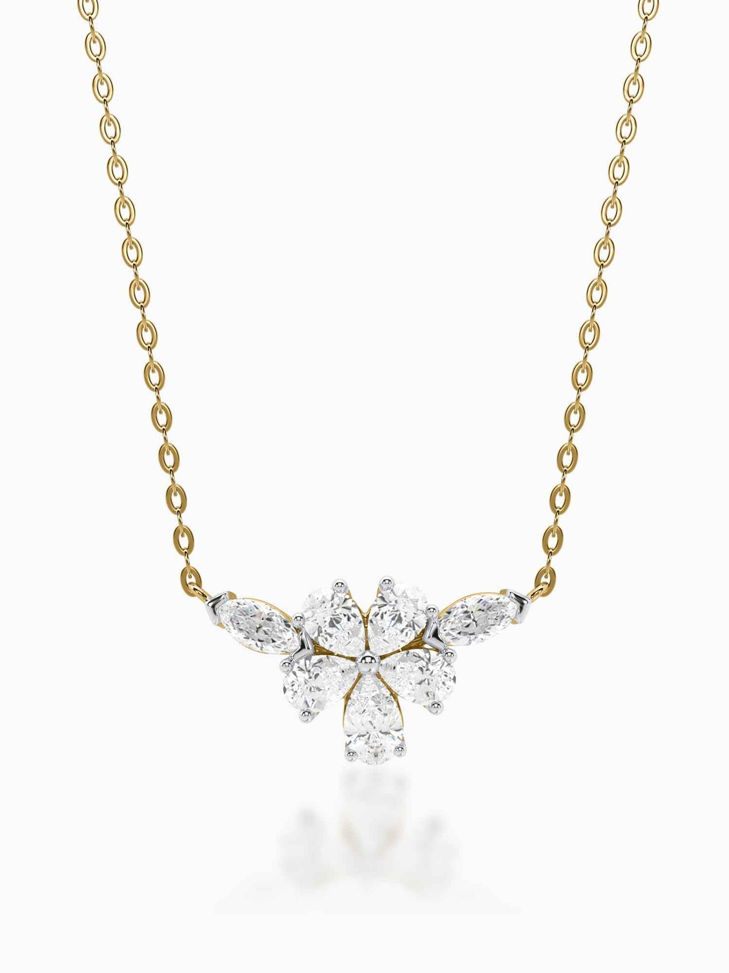Periwinkle Diamond necklace
