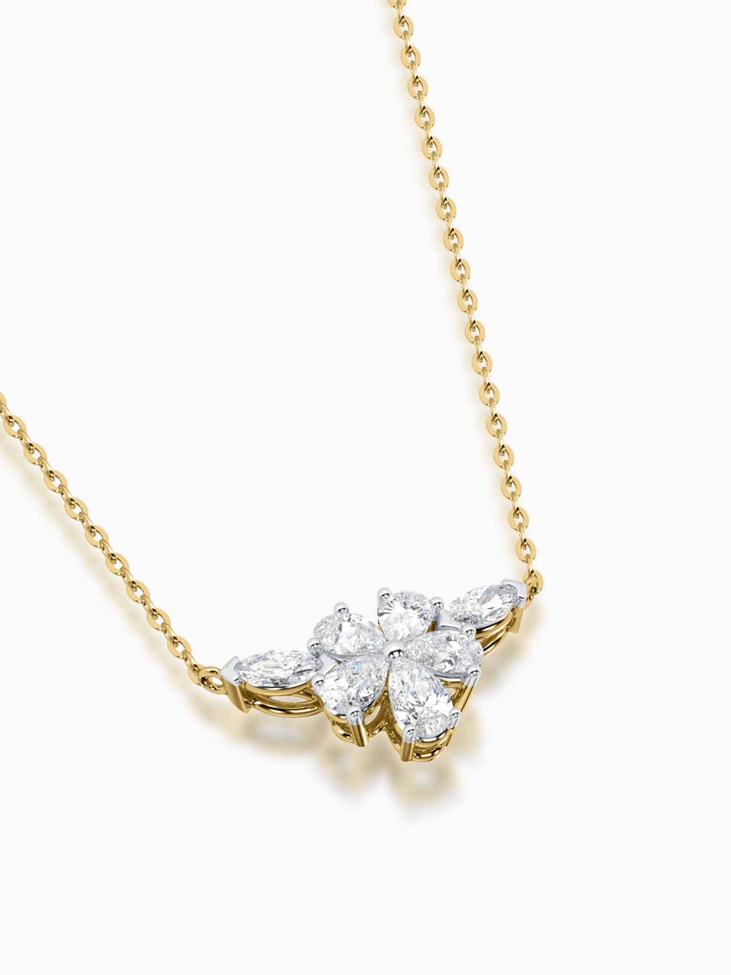 Periwinkle Diamond necklace