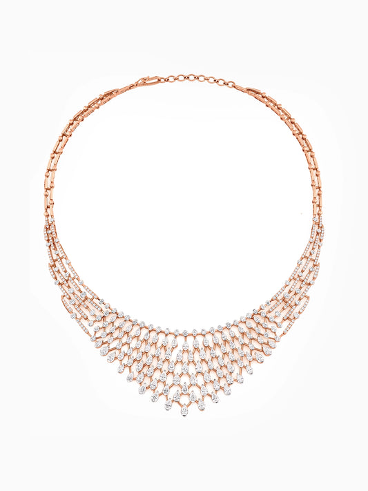 Celestial Cascade Diamond Necklace - Evol Jewels