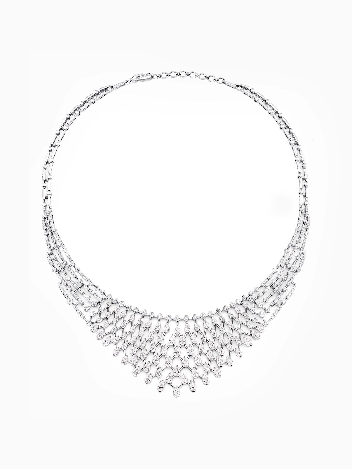 Celestial Cascade Diamond Necklace