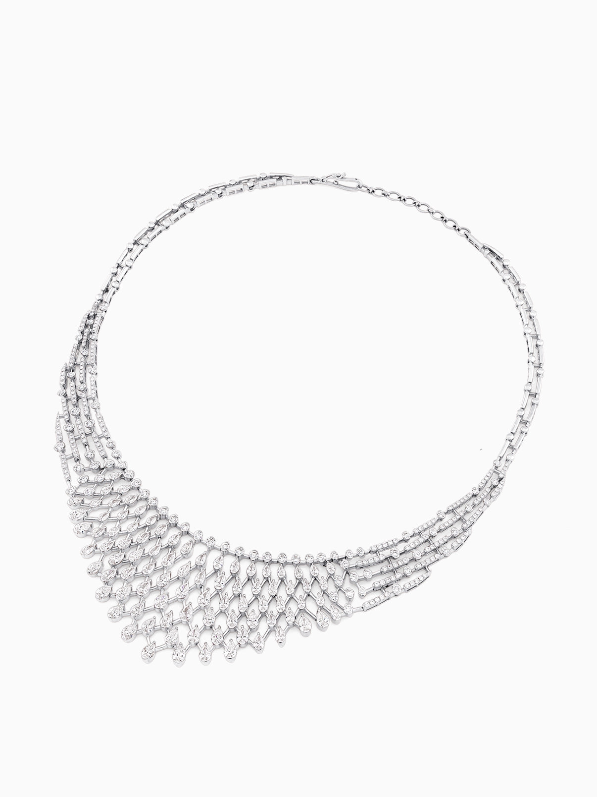 Celestial Cascade Diamond Necklace