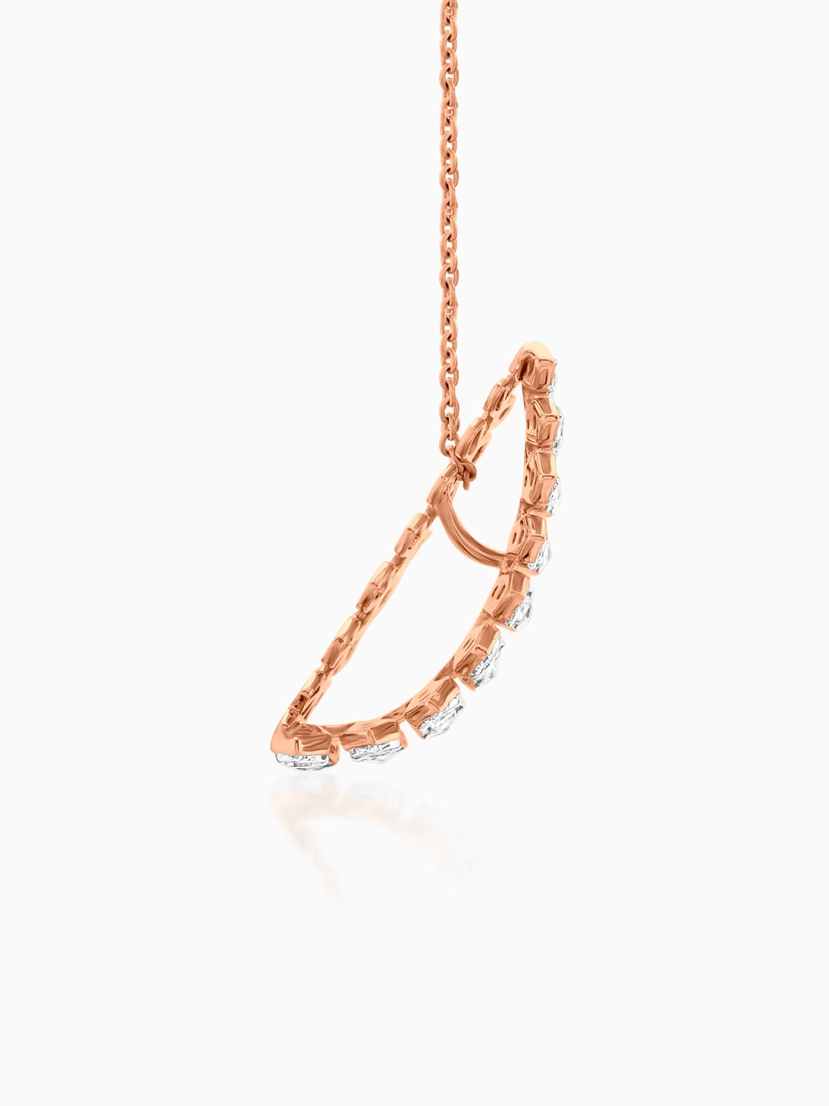 Modern Layered Diamond Pendant - Evol Jewels