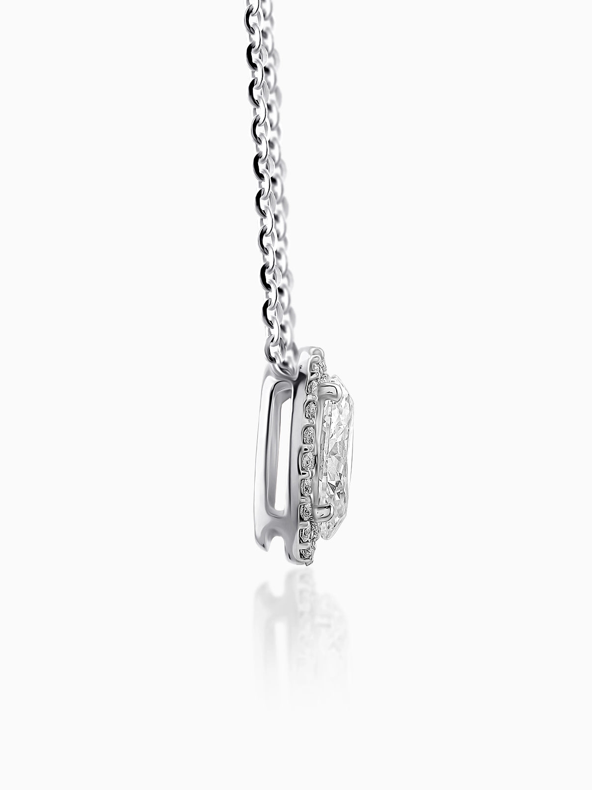 Timeless Oval Diamond Pendant