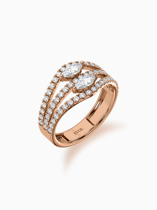 Miranda Diamond Ring - Evol Jewels