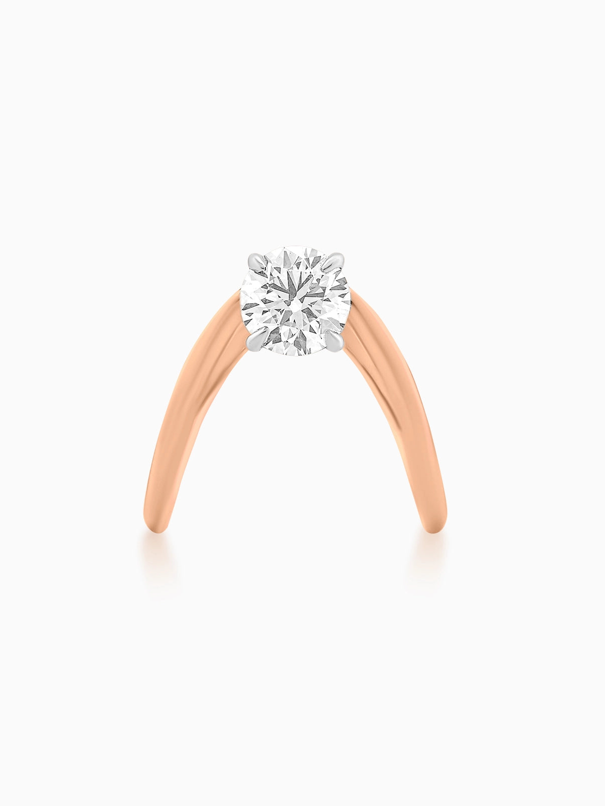 Infinity Round Diamond Ring - Evol Jewels