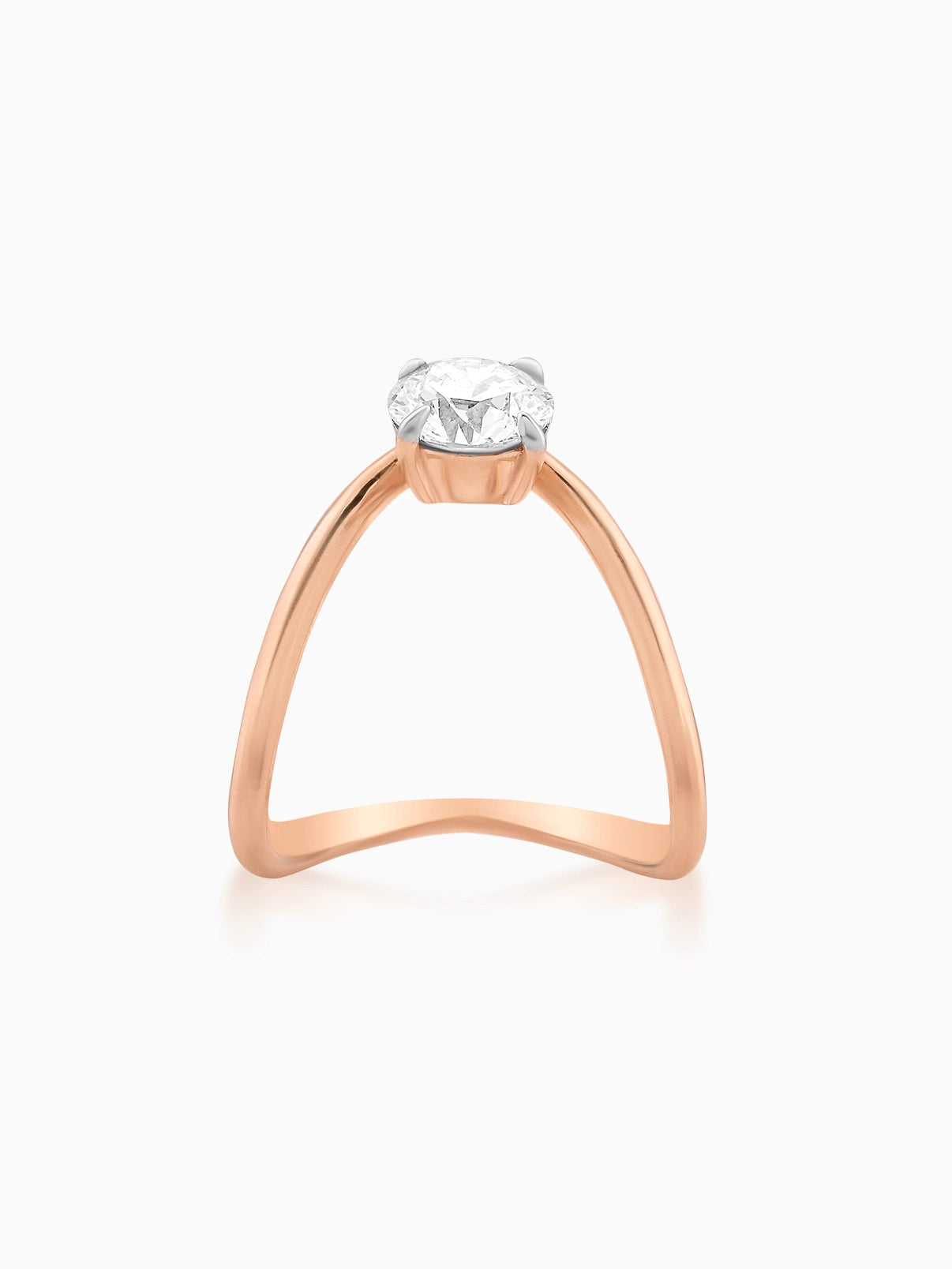 Infinity Round Diamond Ring - Evol Jewels