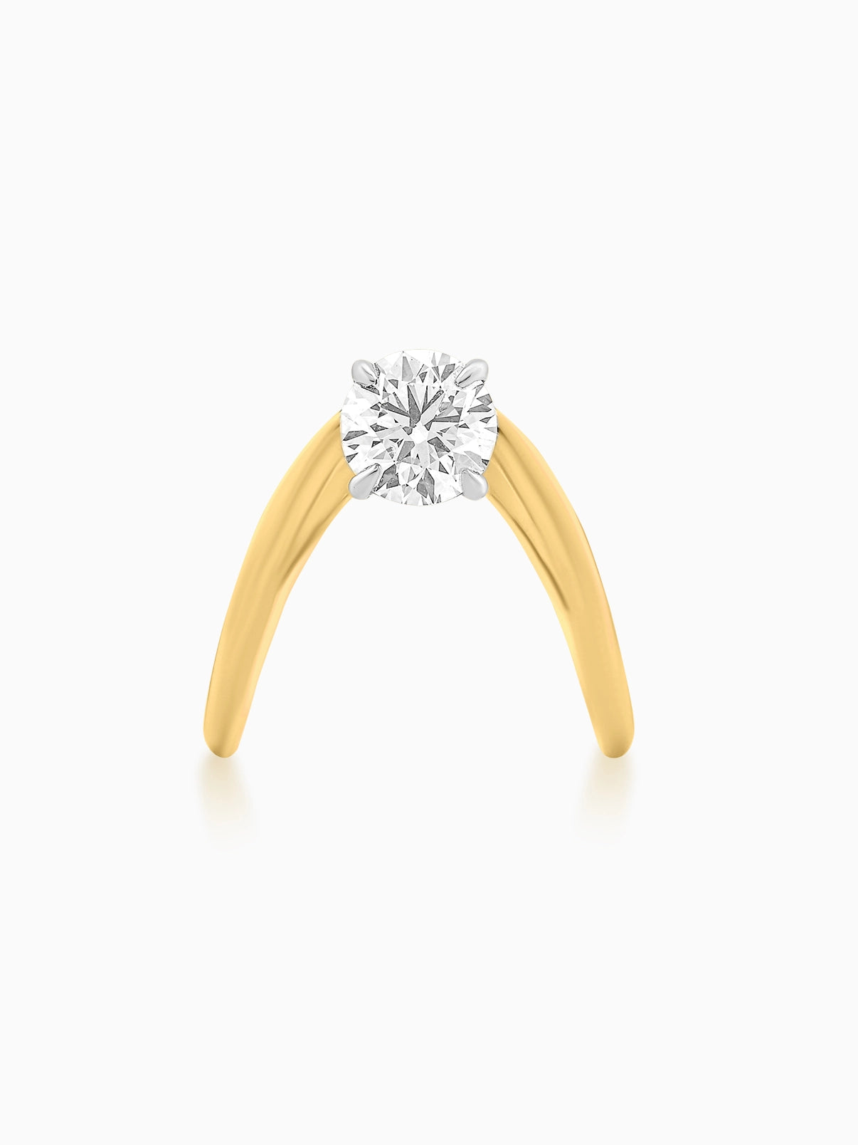 Infinity Round Diamond Ring - Evol Jewels