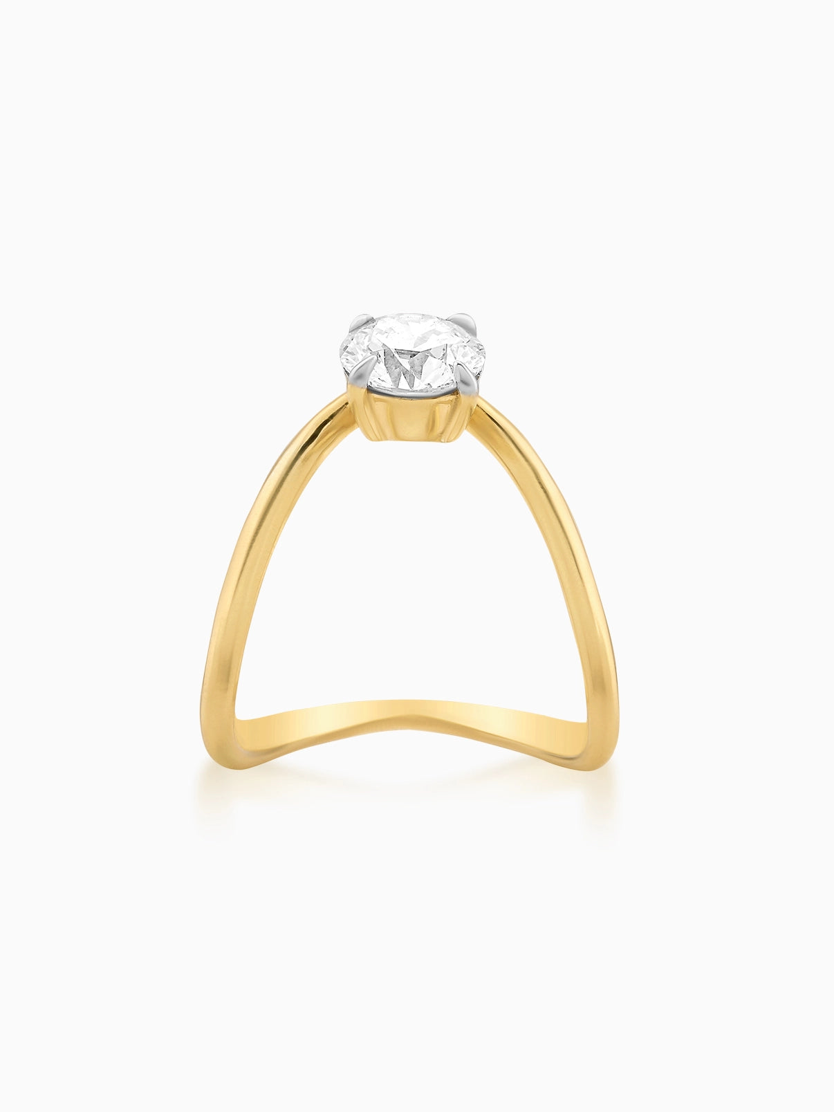Infinity Round Diamond Ring - Evol Jewels