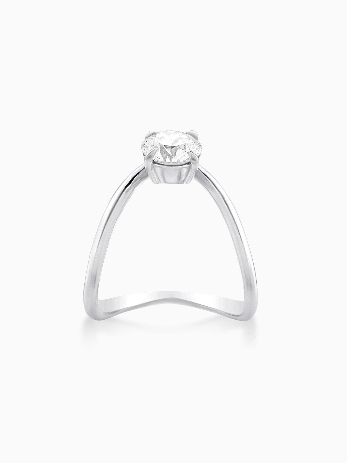 Infinity Round Diamond Ring - Evol Jewels