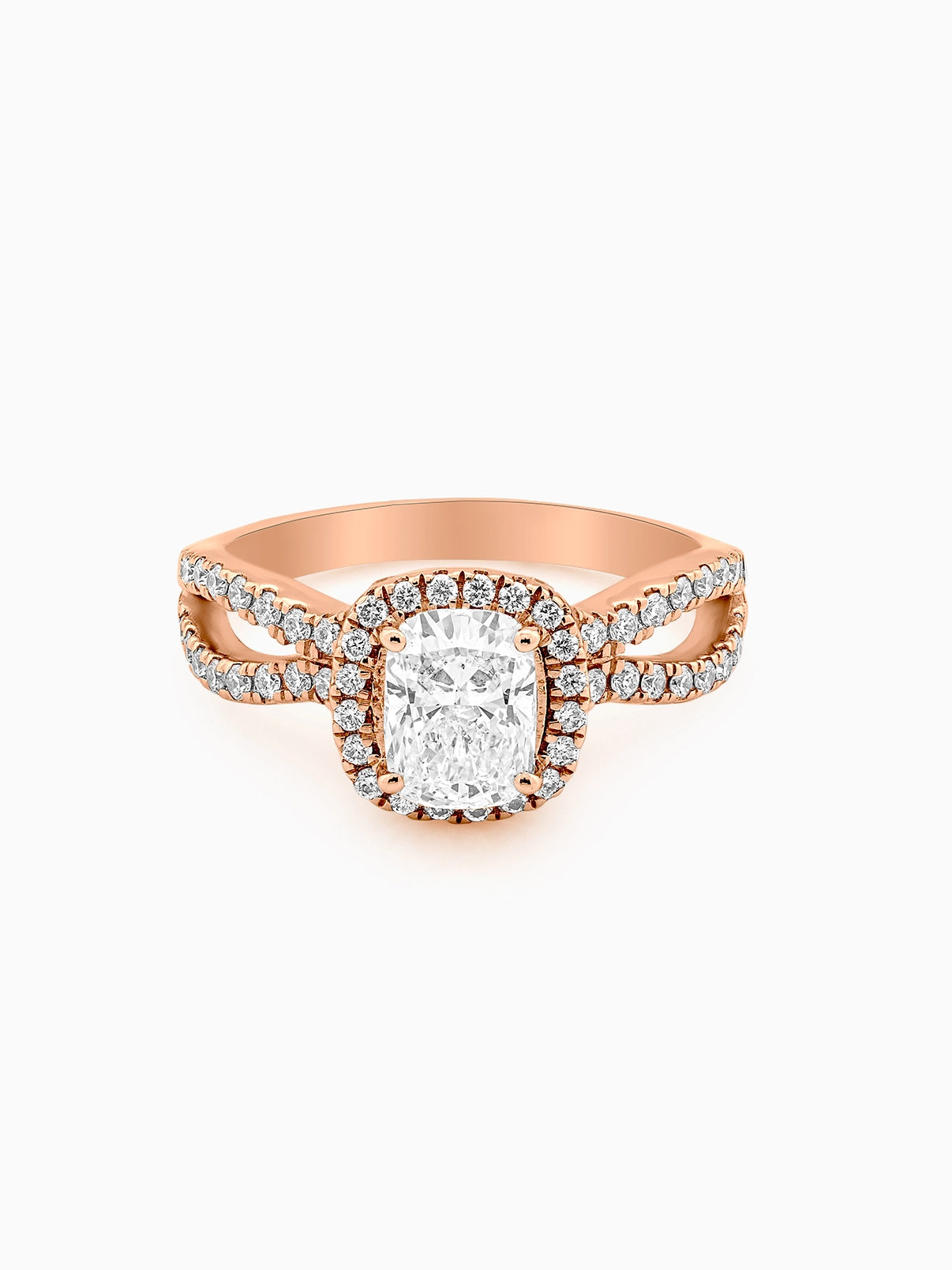 Infinity Halo Diamond Ring - Evol Jewels