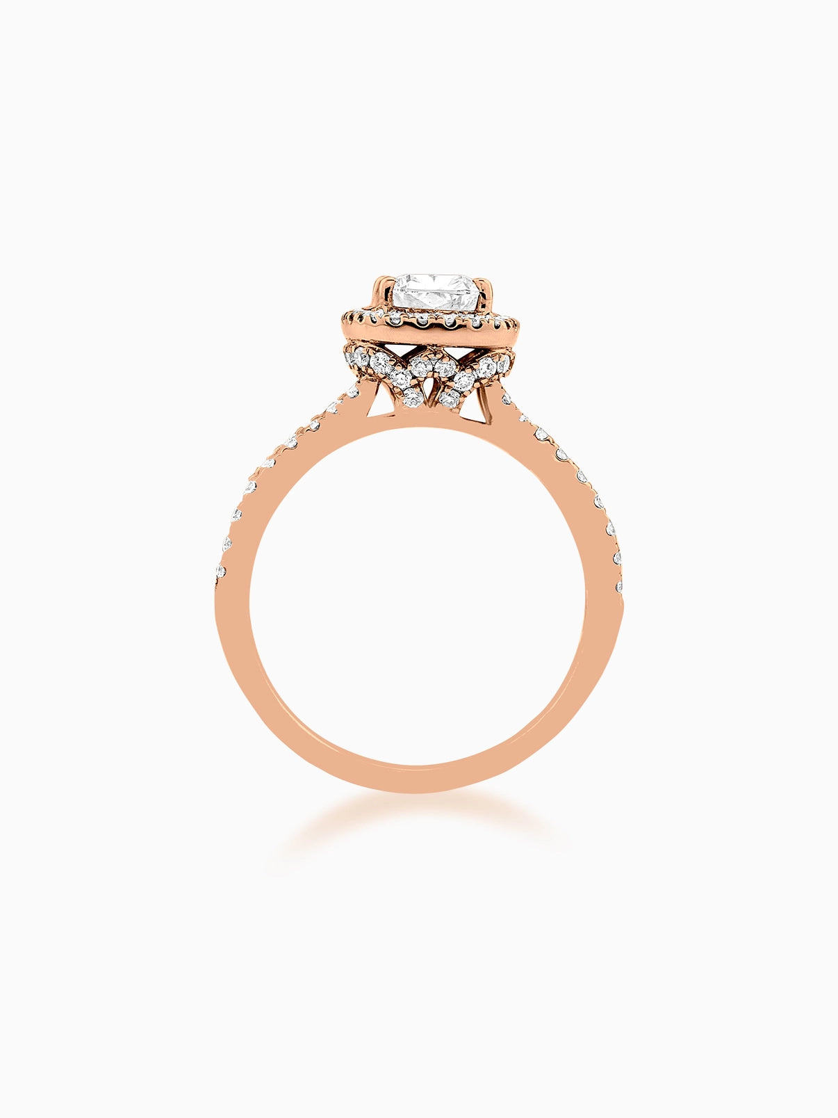 Infinity Halo Diamond Ring - Evol Jewels