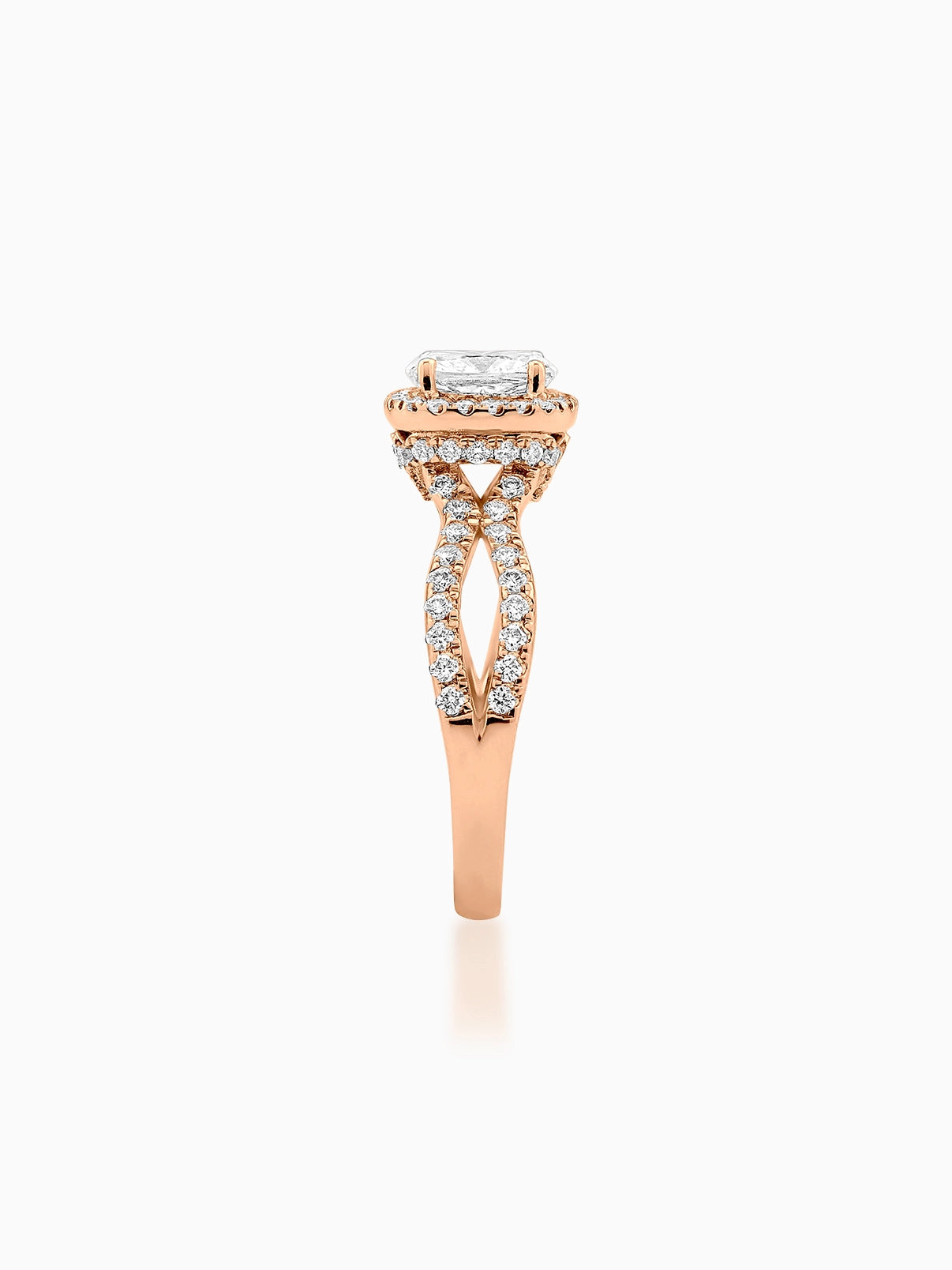 Infinity Halo Diamond Ring - Evol Jewels