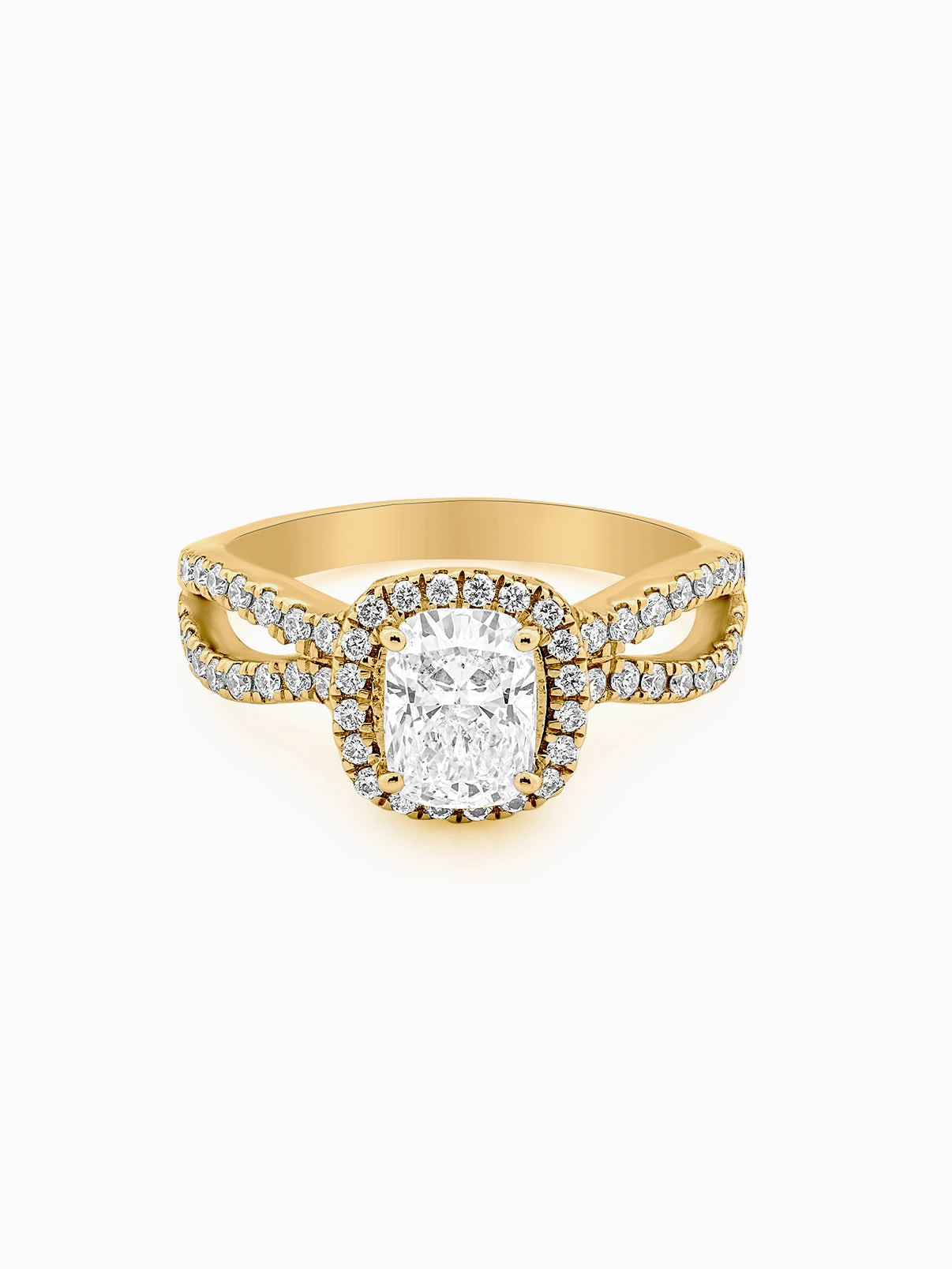 Infinity Halo Diamond Ring - Evol Jewels