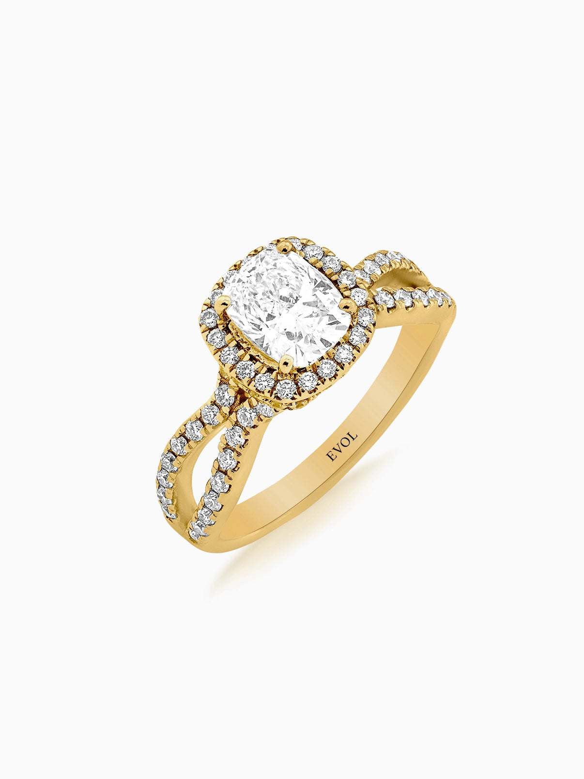 Infinity Halo Diamond Ring - Evol Jewels