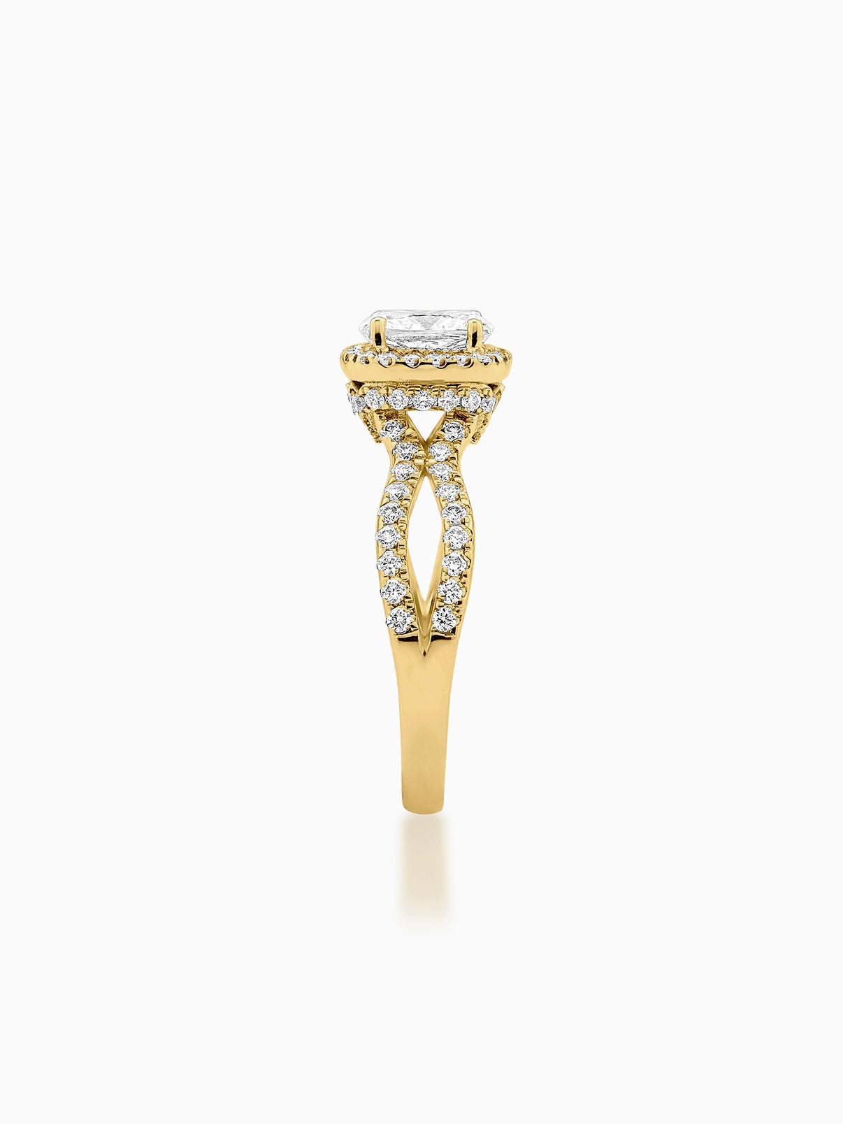 Infinity Halo Diamond Ring - Evol Jewels