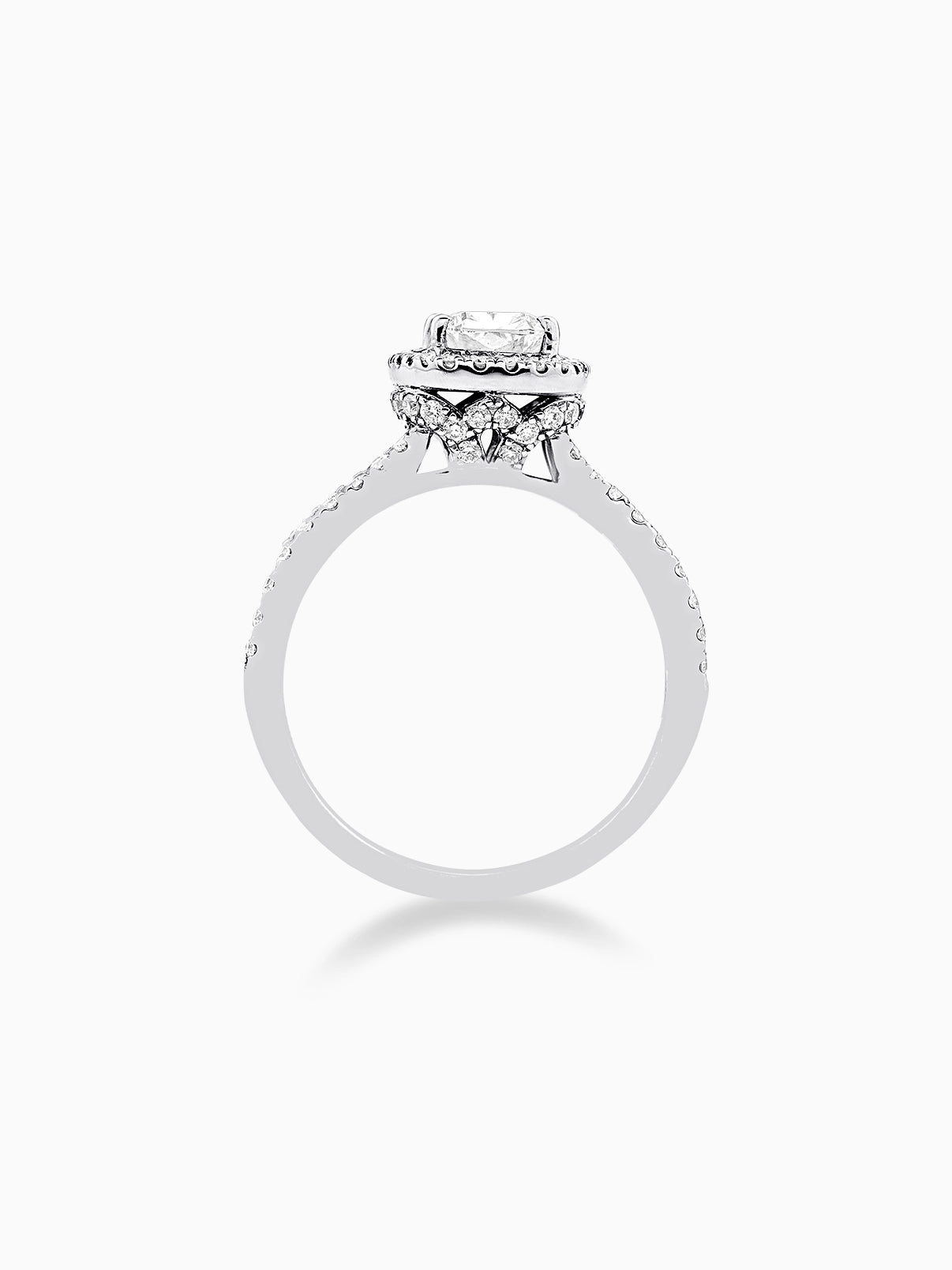 Infinity Halo Diamond Ring - Evol Jewels