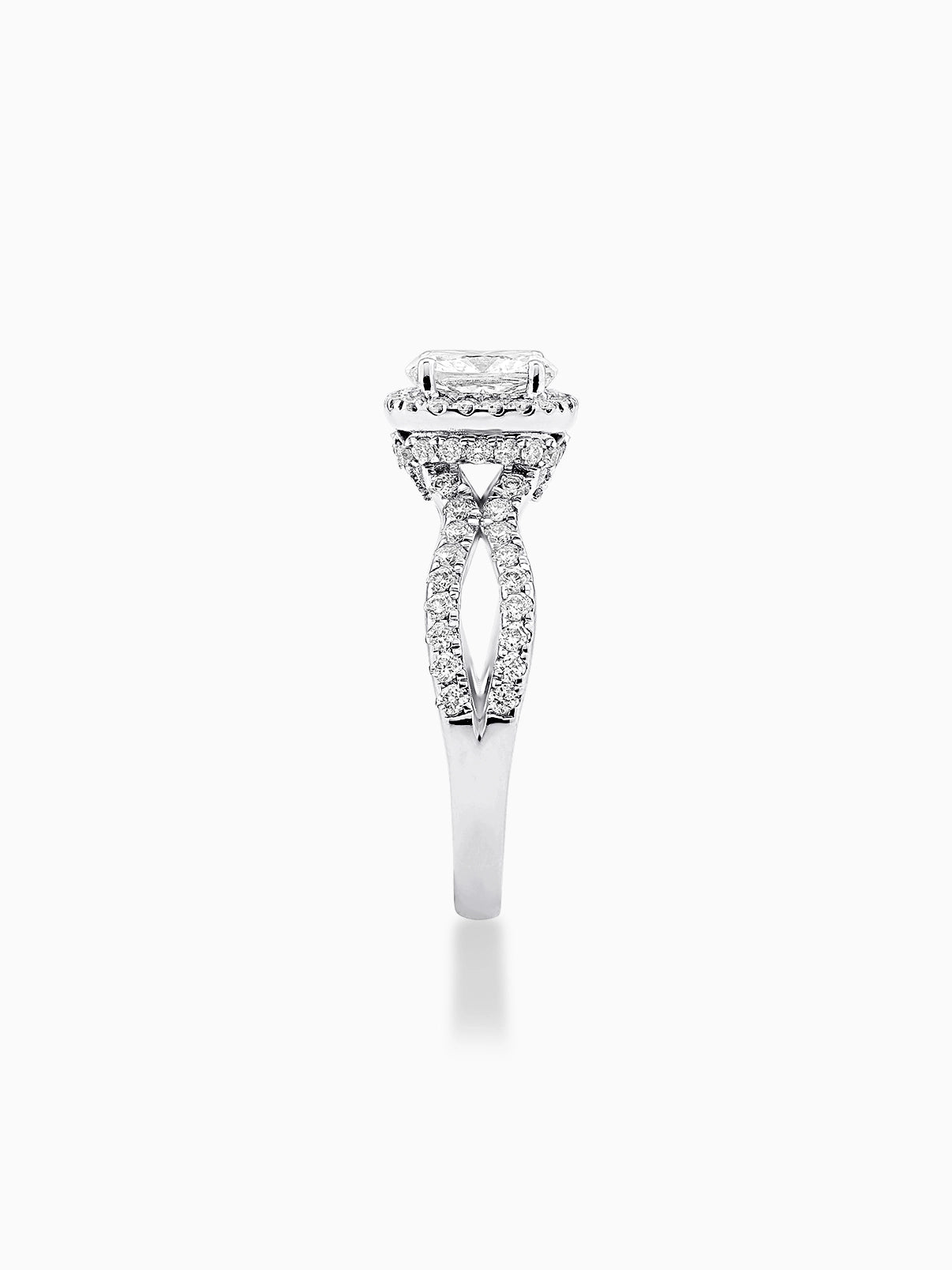 Infinity Halo Diamond Ring - Evol Jewels