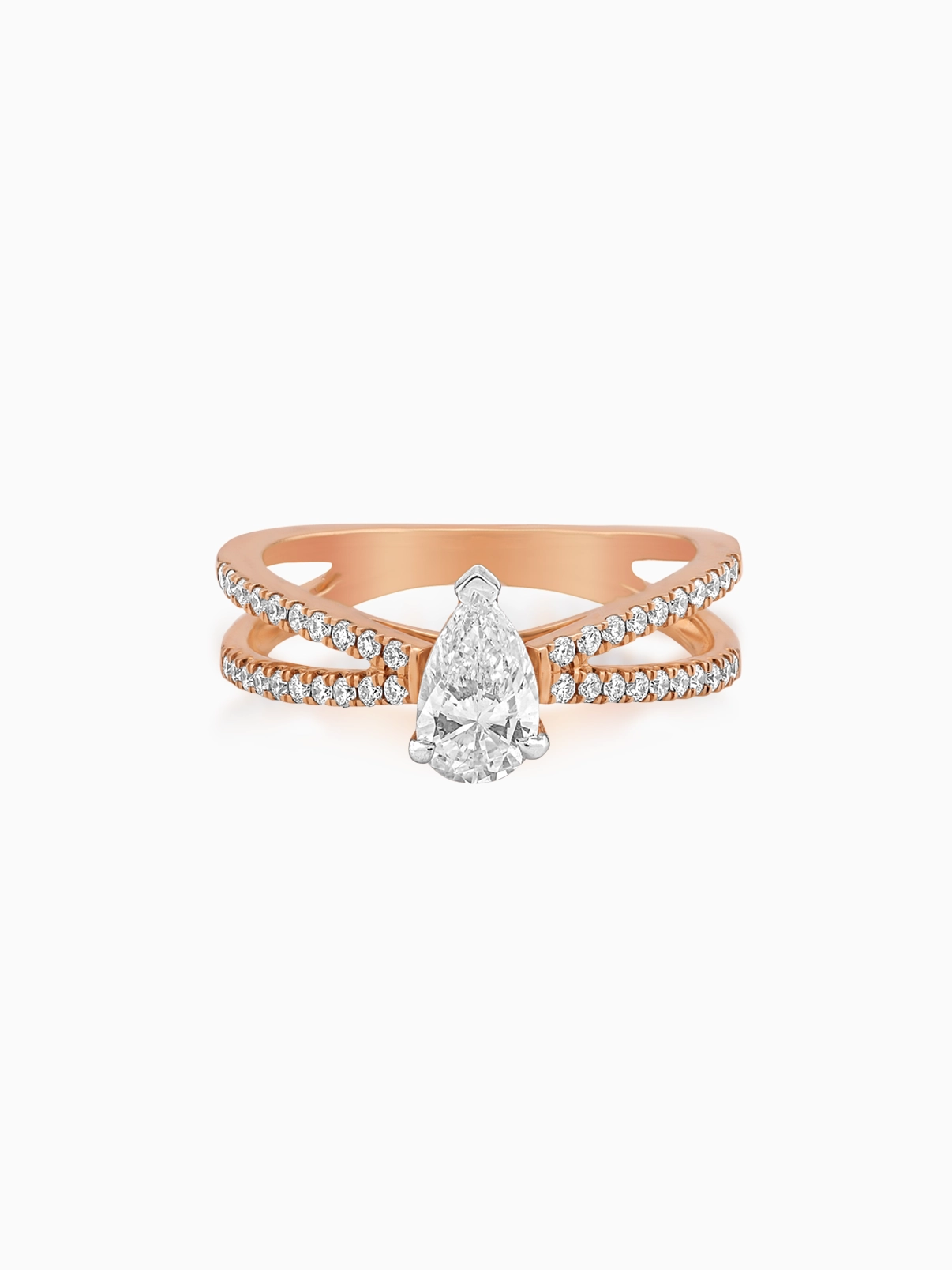 Celeste Split Band Diamond Ring