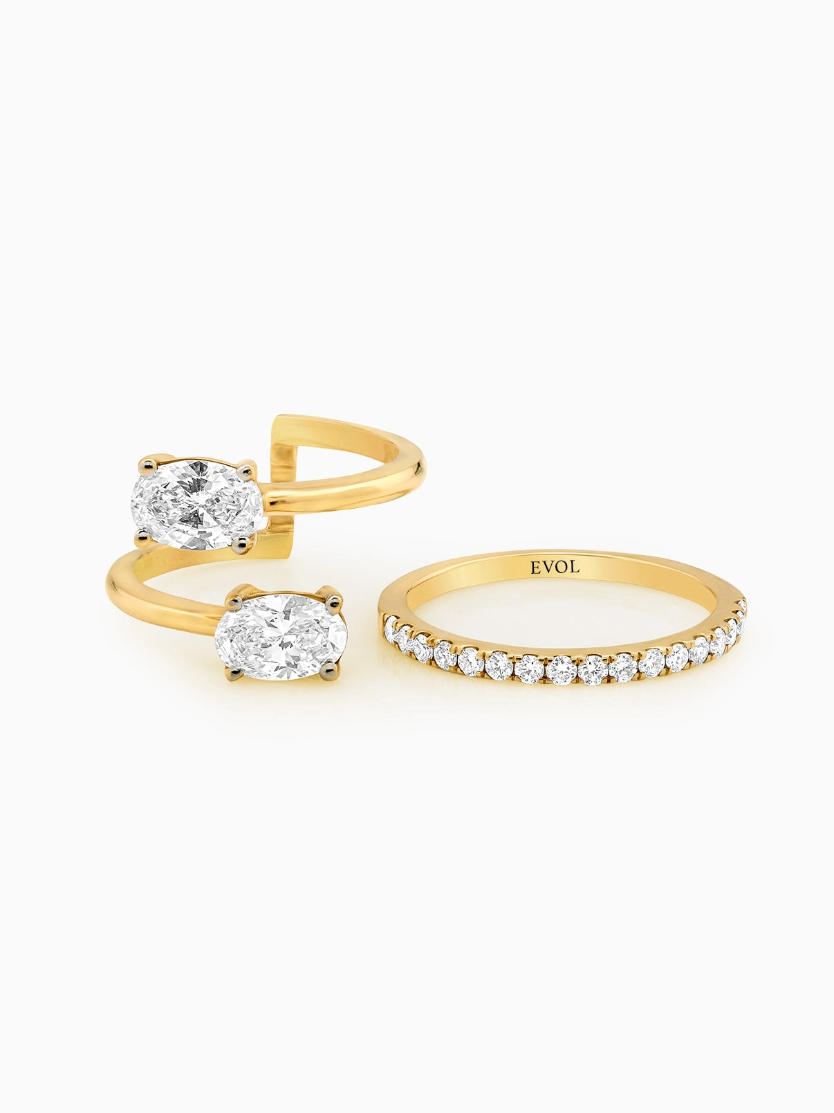 Nova Diamond Stack Set - Evol Jewels