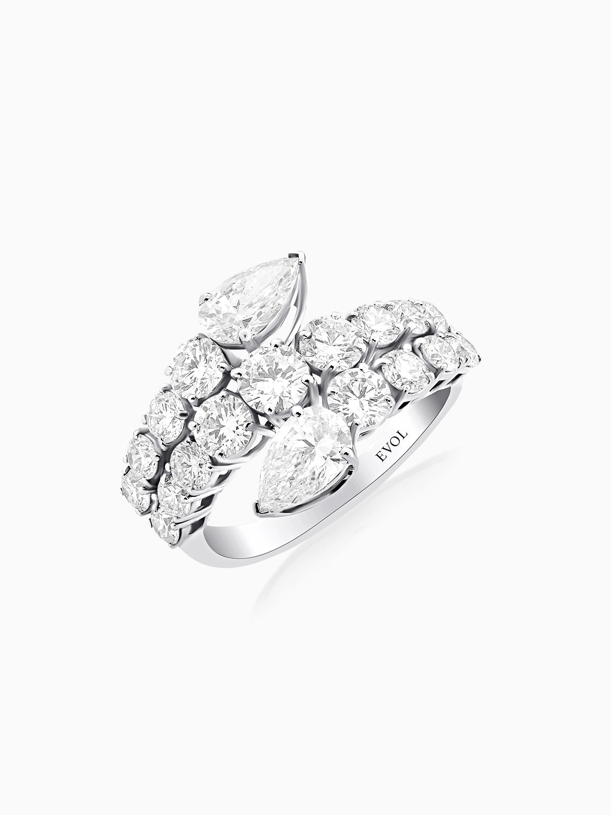 Serene Diamond Wrap Ring - Evol Jewels