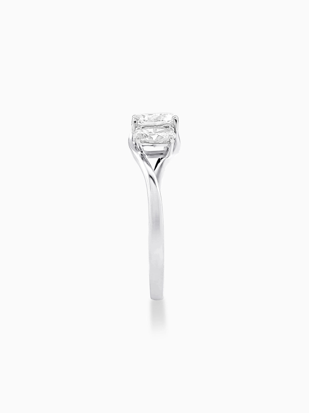 Trinity Oval Diamond Band
