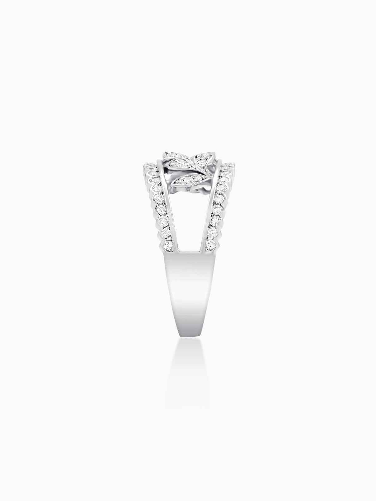 Seraphine Leaf Diamond Ring - Evol Jewels