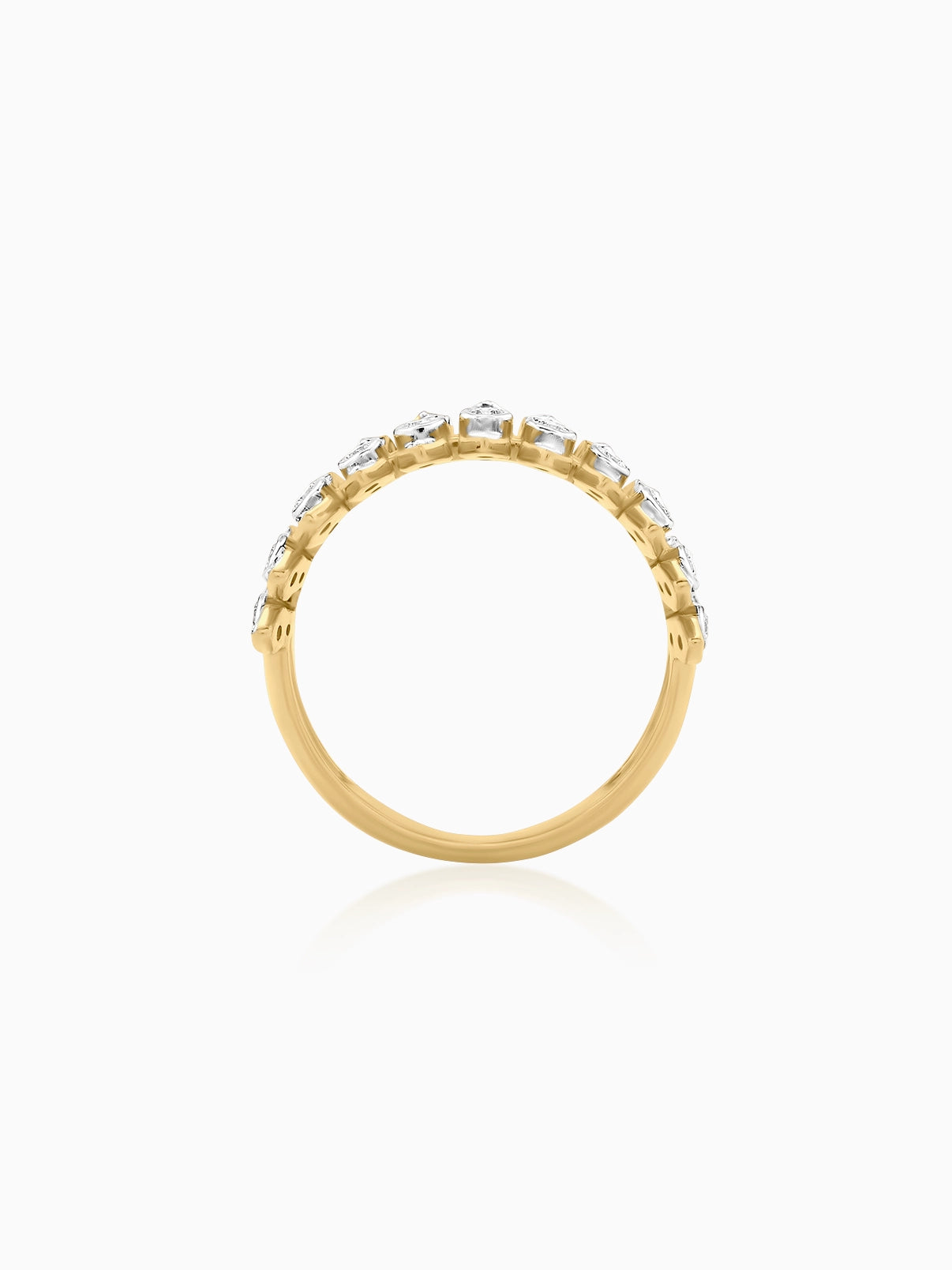 Aurora Crown Diamond Ring