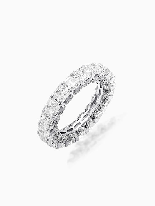 Radiant Eternity Diamond Band - Evol Jewels