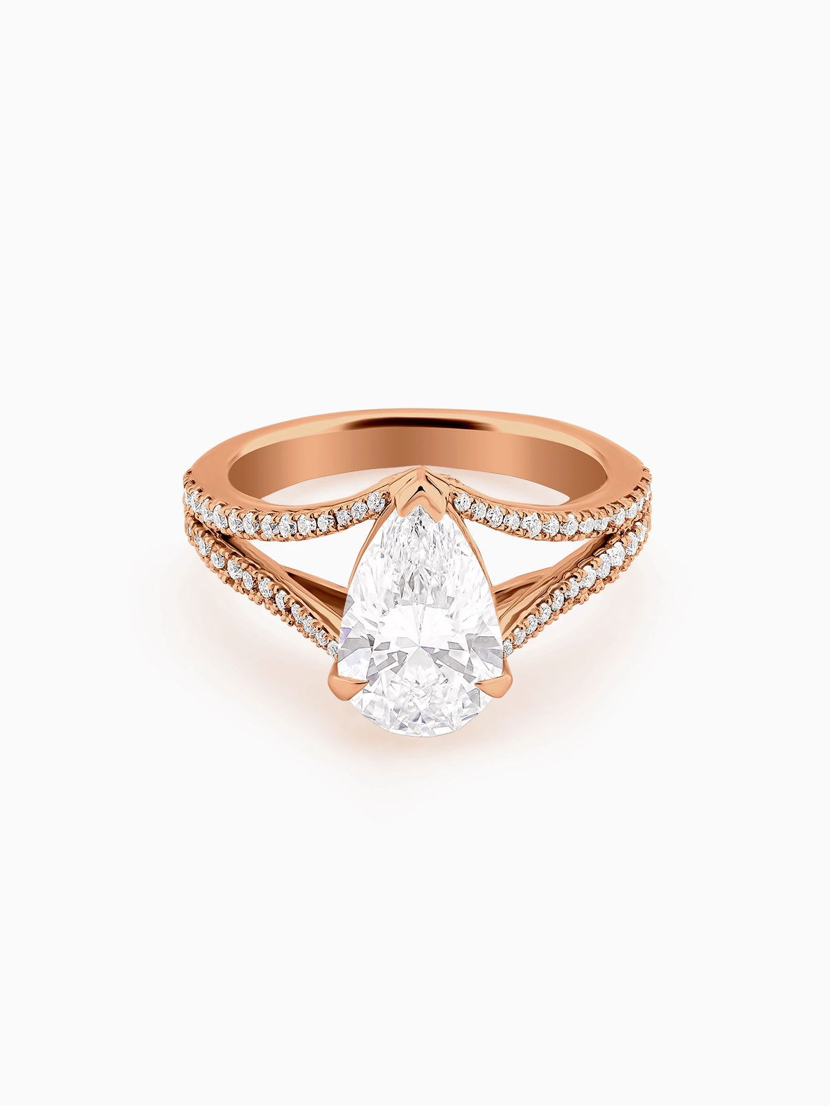 Ethereal Pear Diamond Ring - Evol Jewels