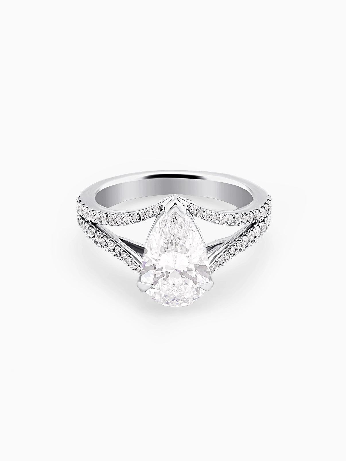 Ethereal Pear Diamond Ring - Evol Jewels