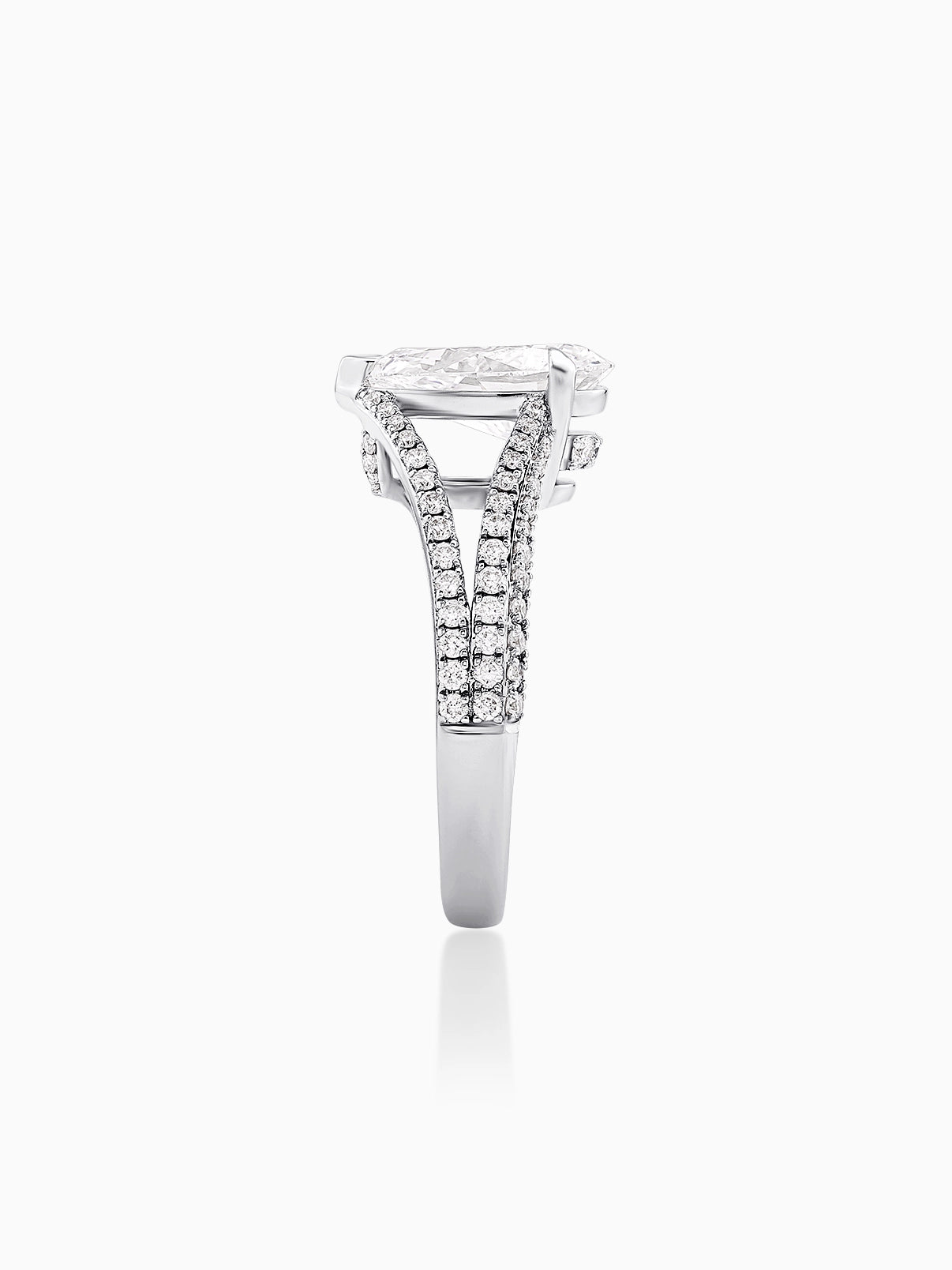 Ethereal Pear Diamond Ring - Evol Jewels