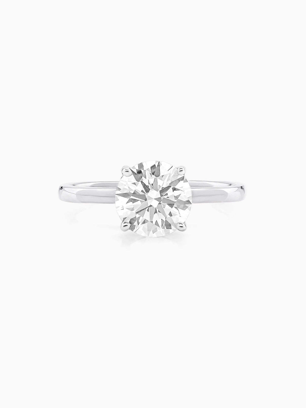Pristine Round Diamond Ring - Evol Jewels