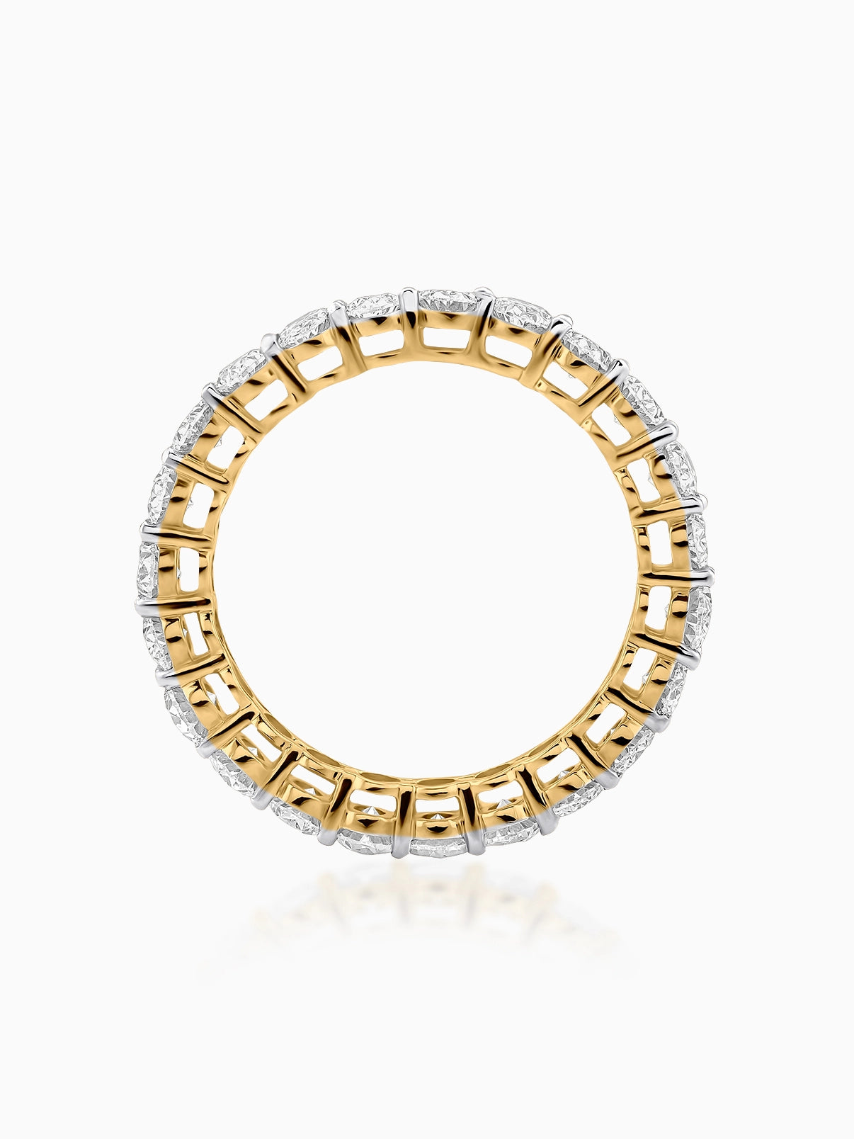 Full Eternity Oval Diamond Band