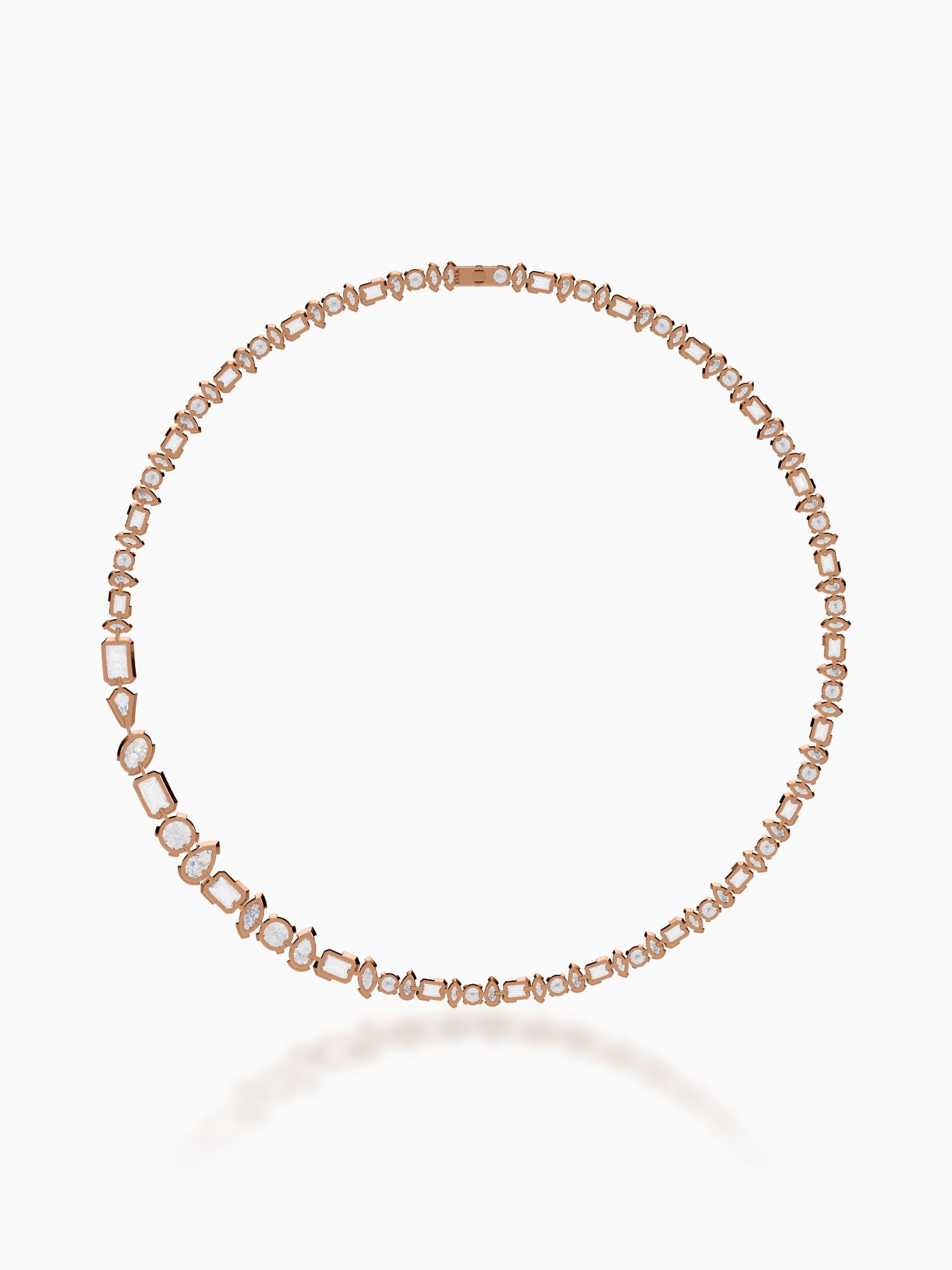 Wanderlust mix diamond necklace - Evol Jewels