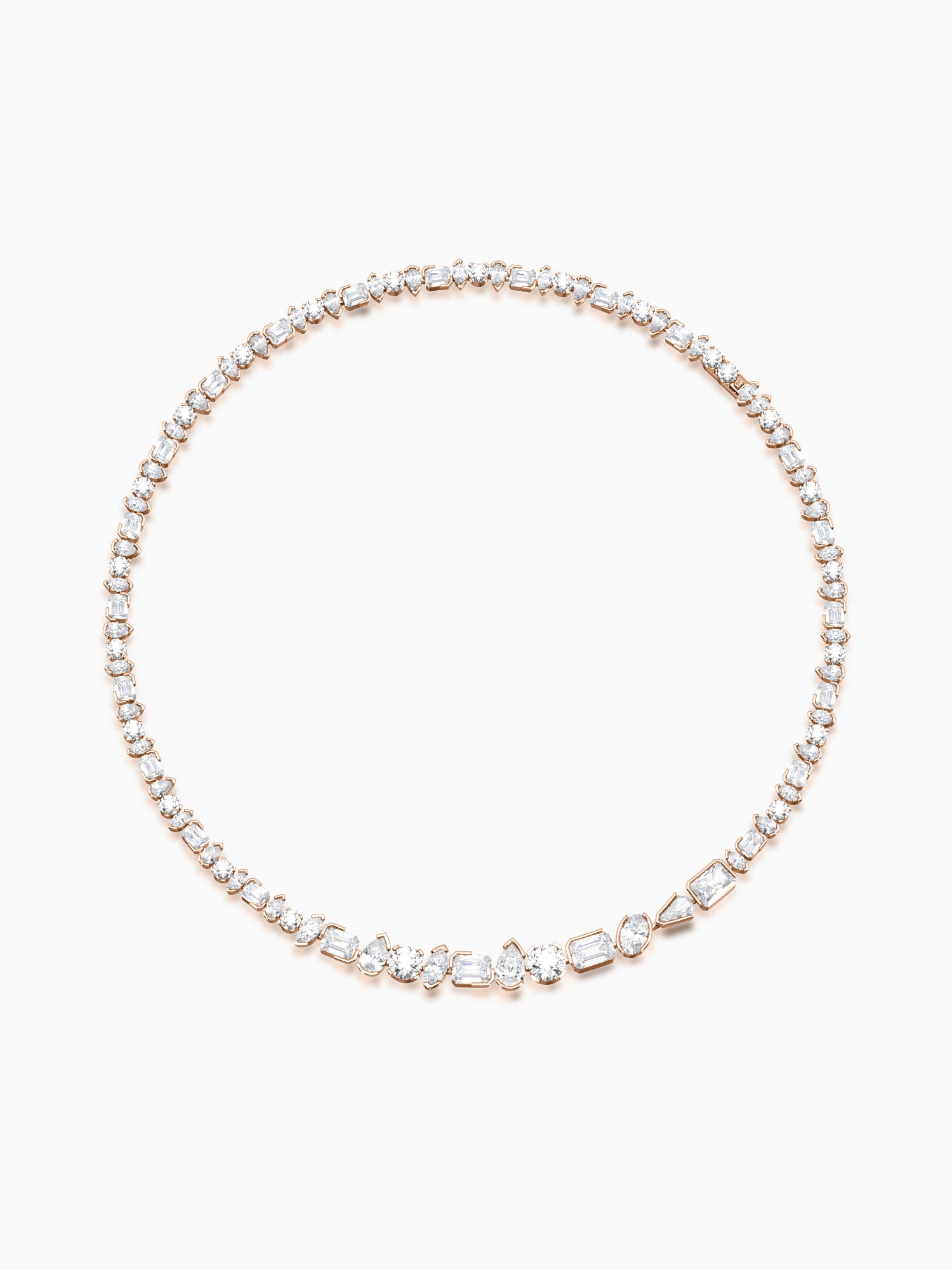 Wanderlust mix diamond necklace - Evol Jewels
