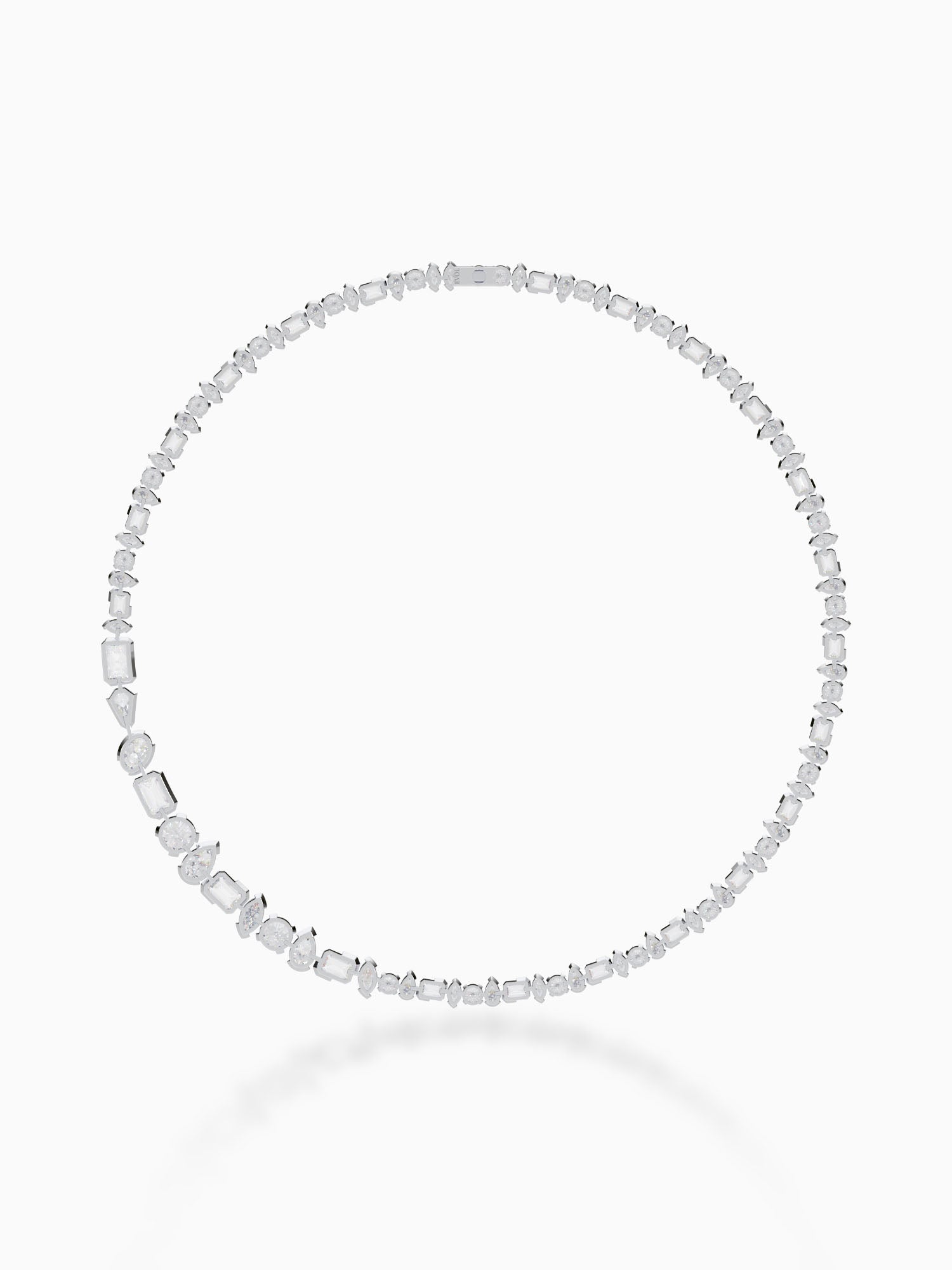 Wanderlust mix diamond necklace - Evol Jewels