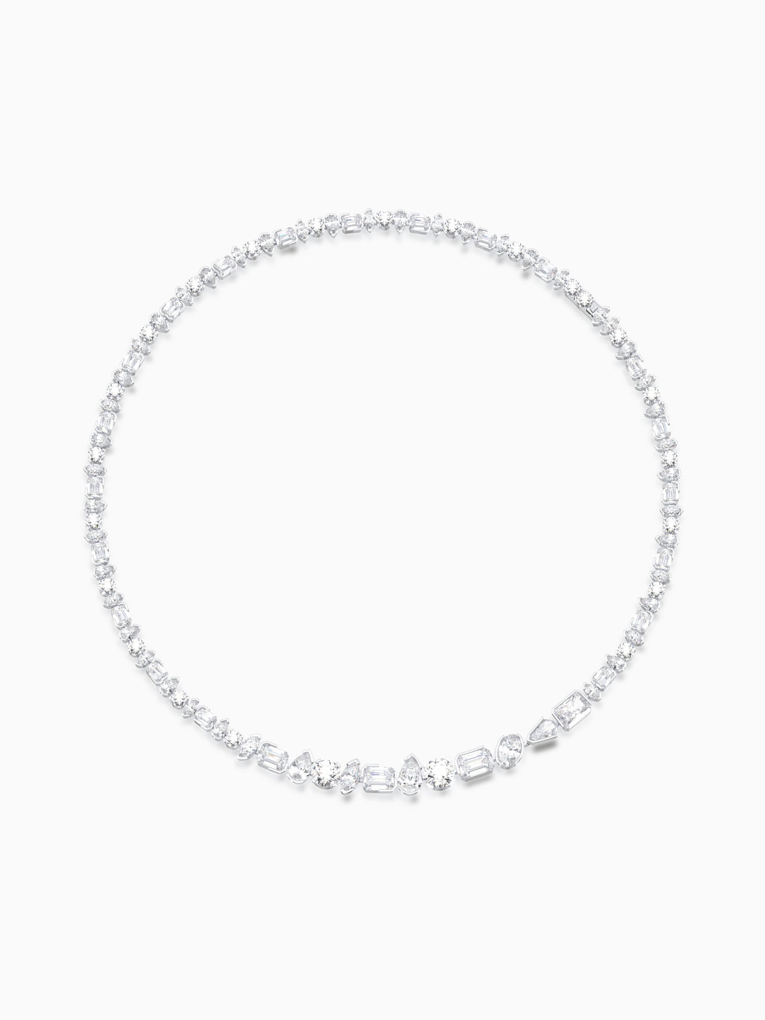 Wanderlust mix diamond necklace - Evol Jewels