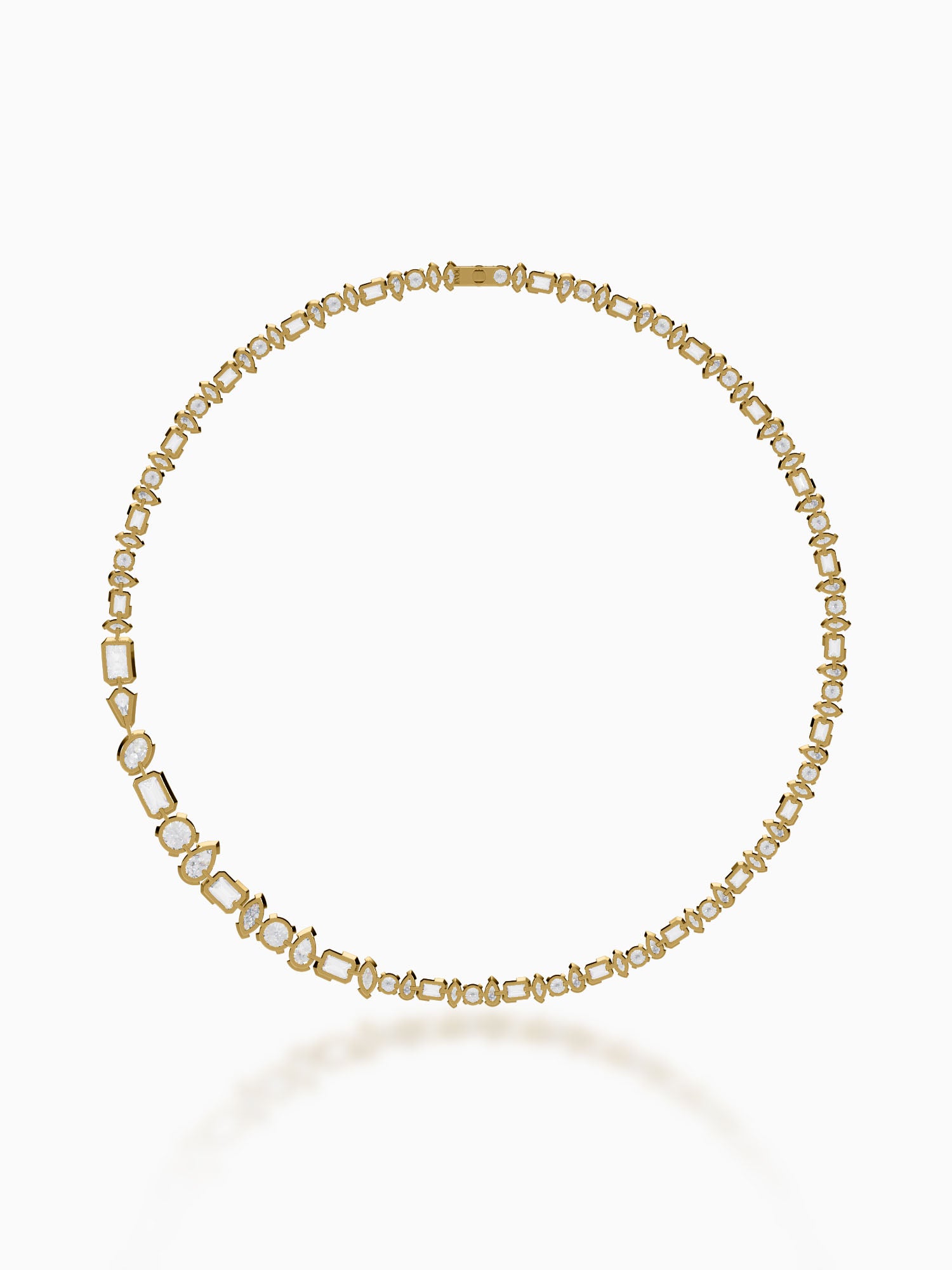Wanderlust mix diamond necklace - Evol Jewels