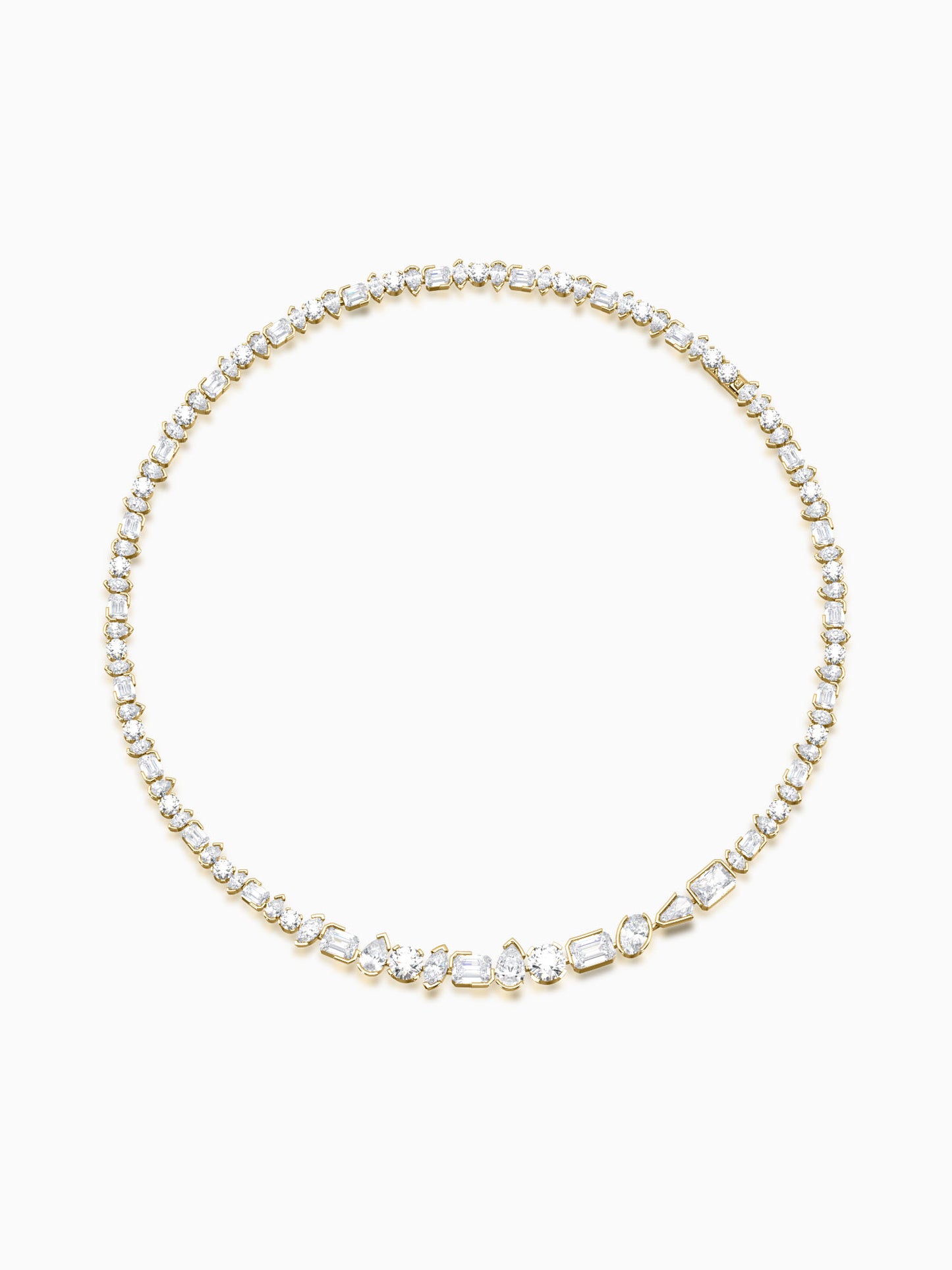 Wanderlust mix diamond necklace - Evol Jewels