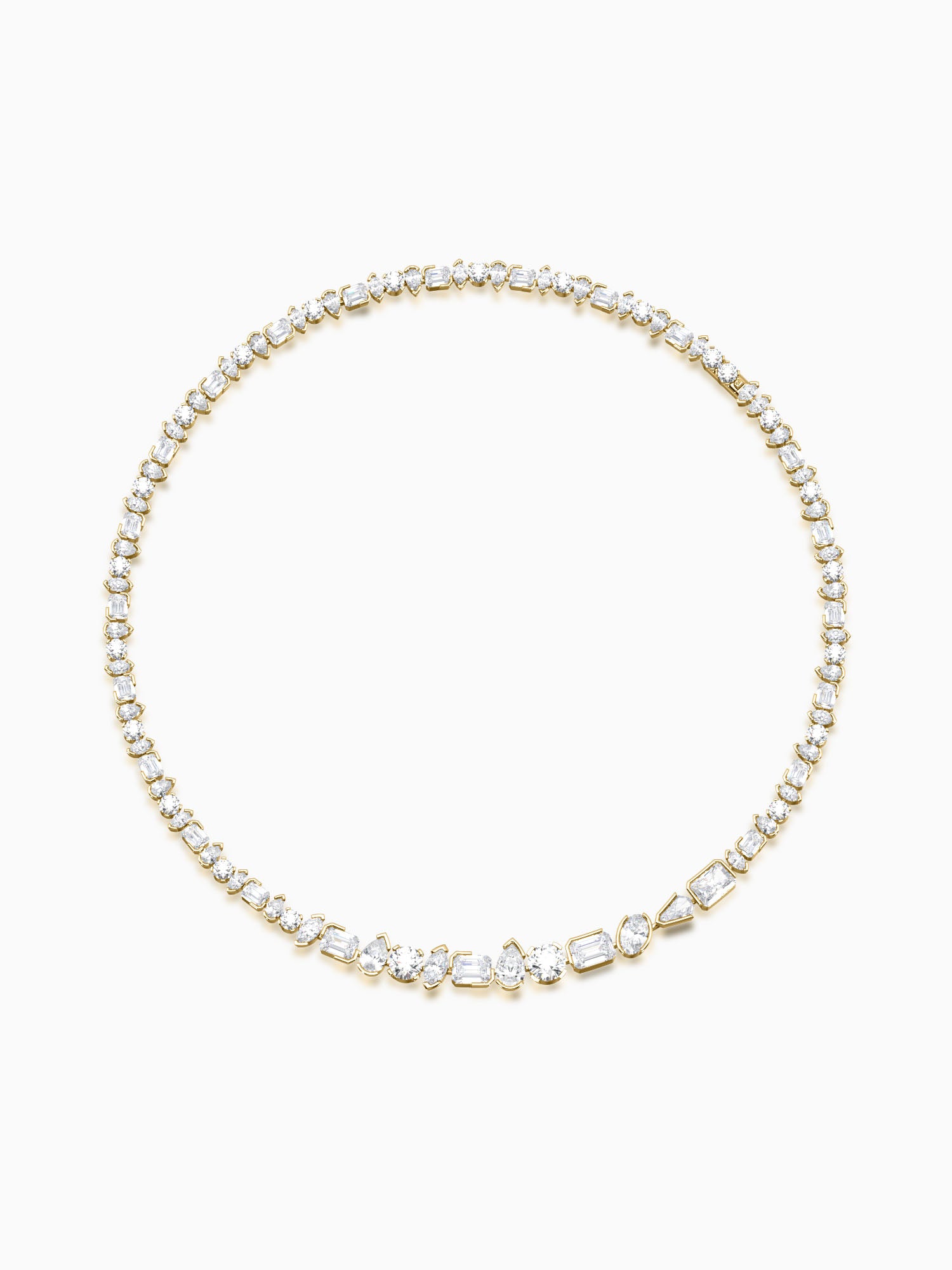 Wanderlust mix diamond necklace - Evol Jewels