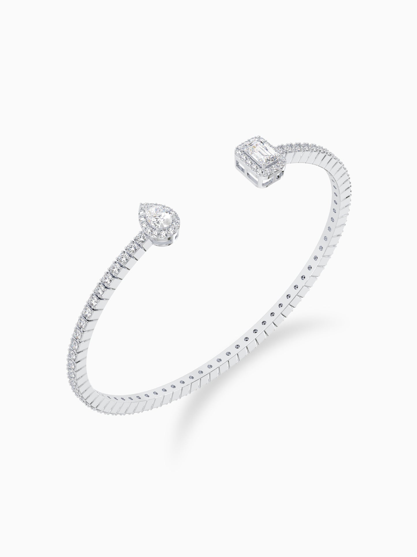 Twain Sparkle Cuff Bracelet - Evol Jewels